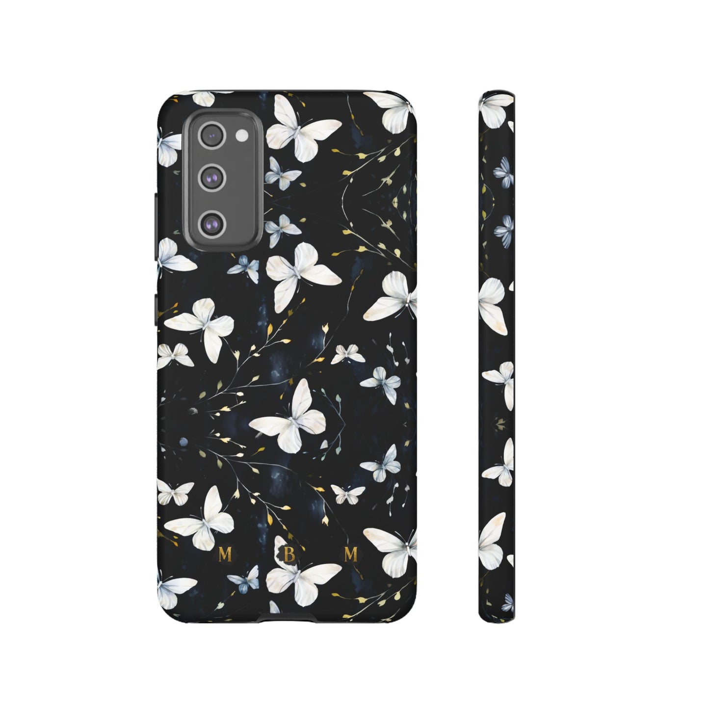 White Butterflies Samsung Galaxy S Tough Case