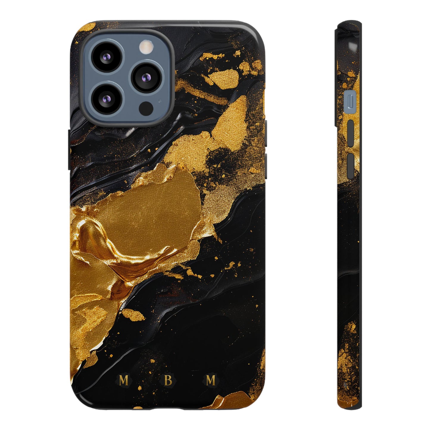 Black Gold iPhone Tough Case