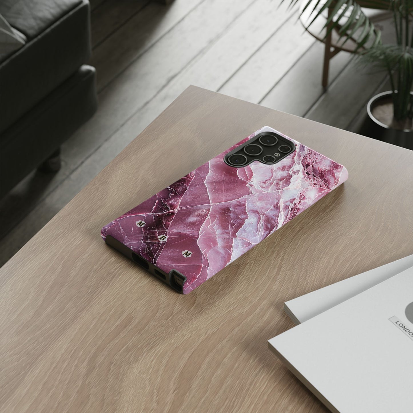 Pink Marble Samsung Galaxy S Tough Case