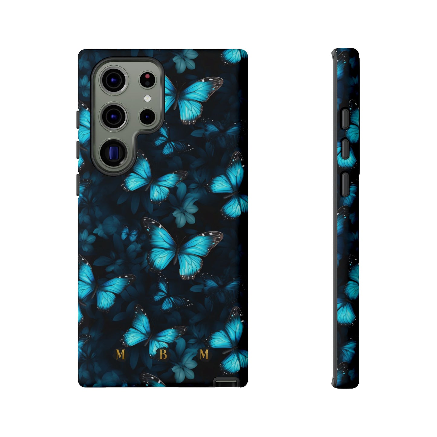 Blue Butterflies Samsung Galaxy S Tough Case