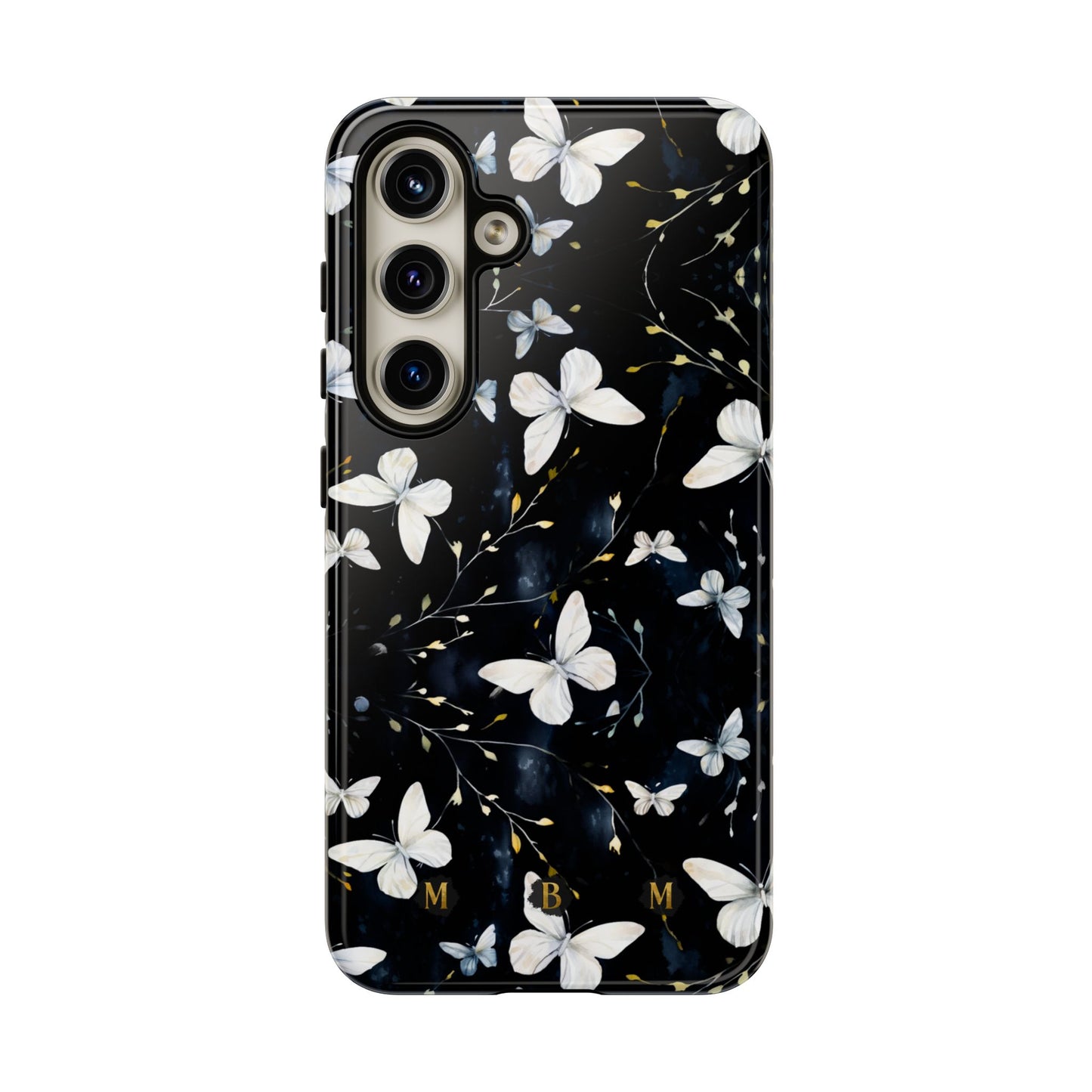 White Butterflies Samsung Galaxy S Tough Case