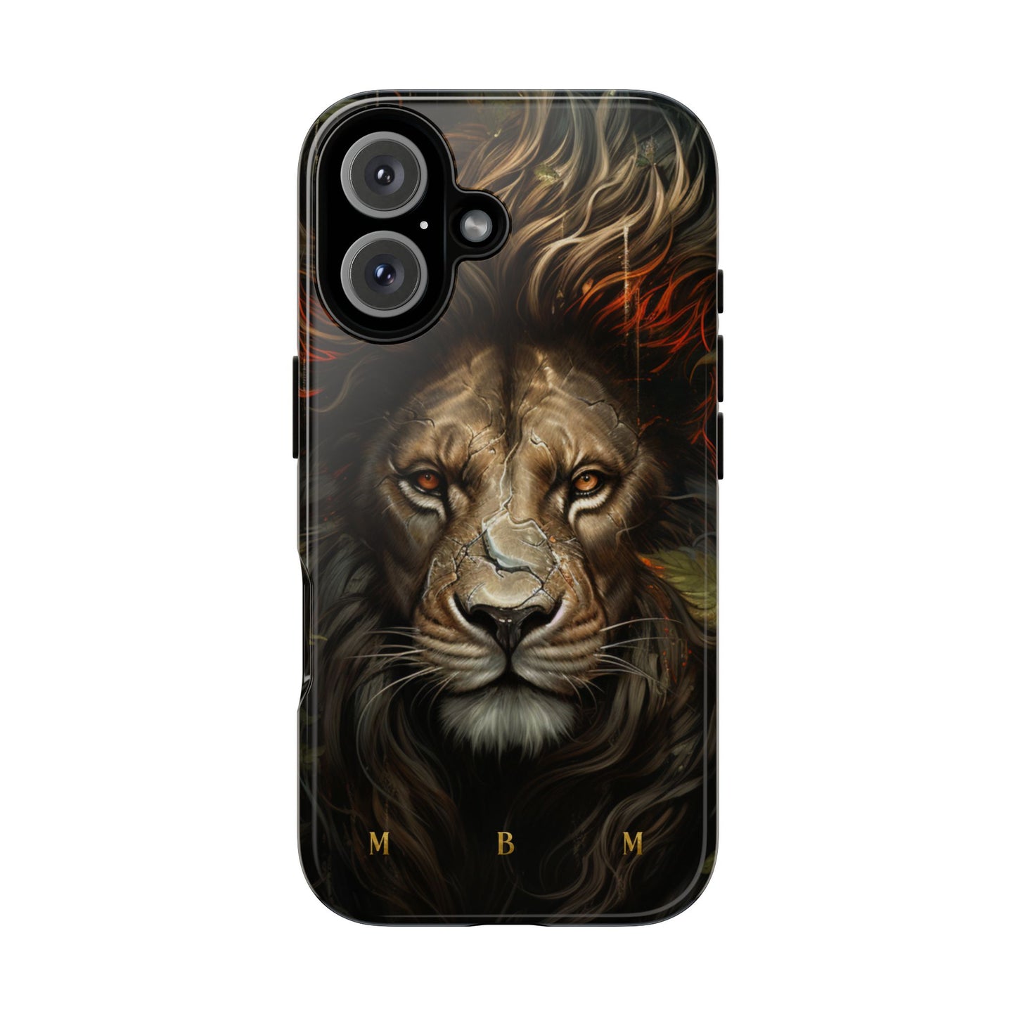 Dark Lion iPhone Tough Case