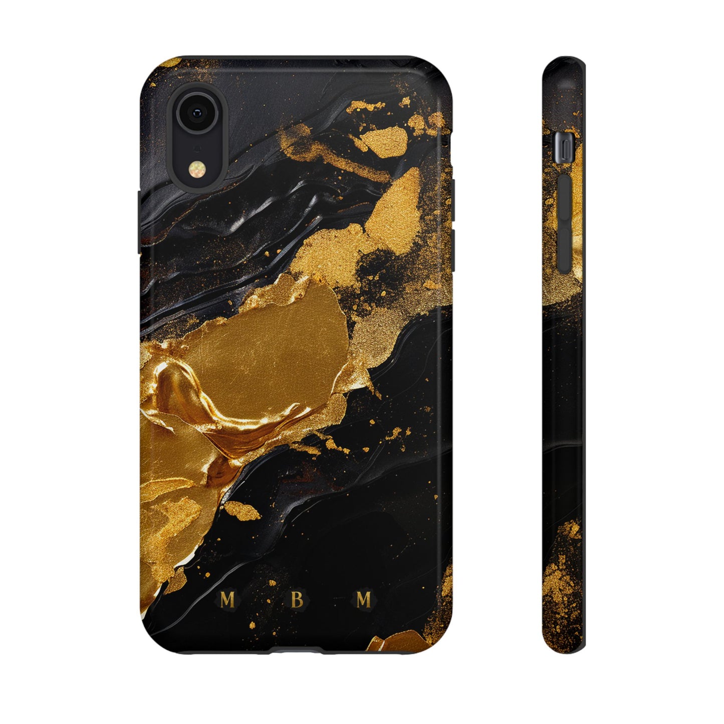 Black Gold iPhone Tough Case