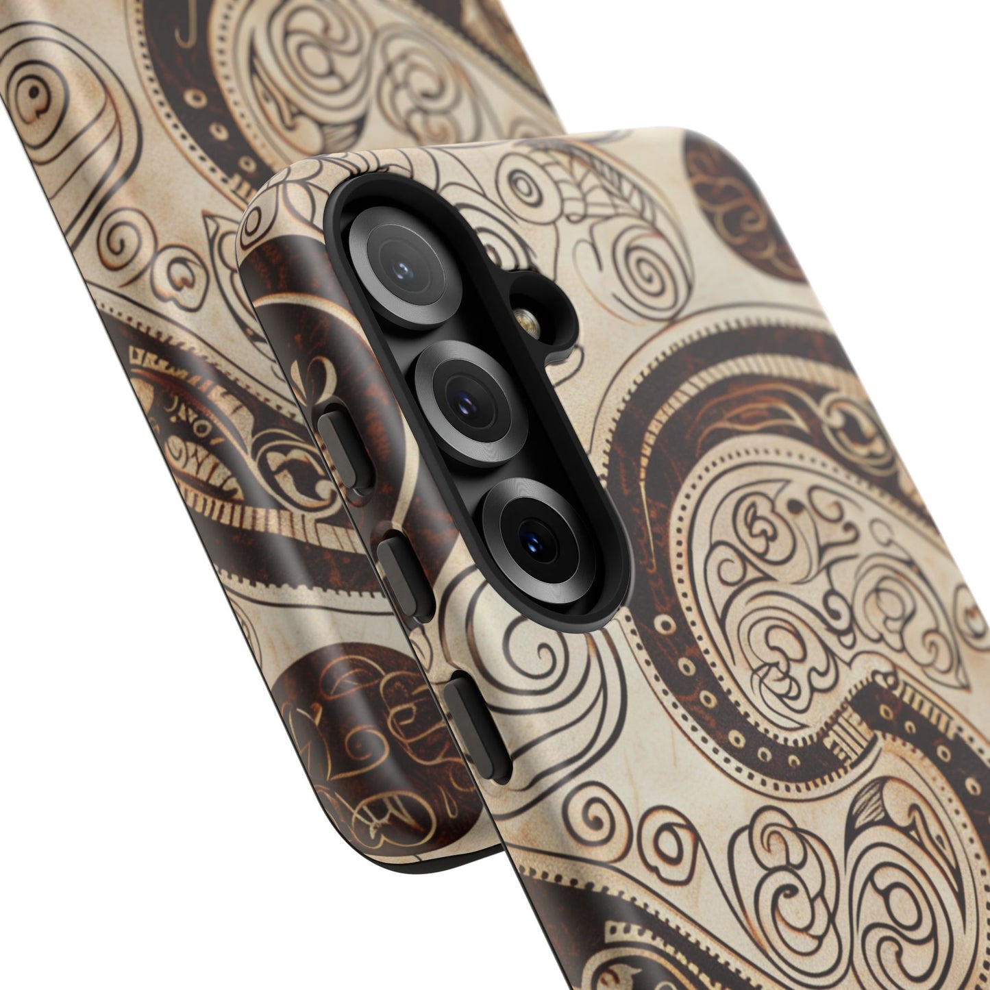 Sepia Scroll Samsung Galaxy S Tough Case