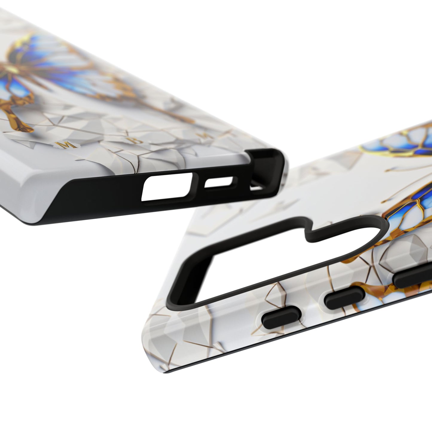 Sapphire Butterfly Samsung Galaxy S Tough Case