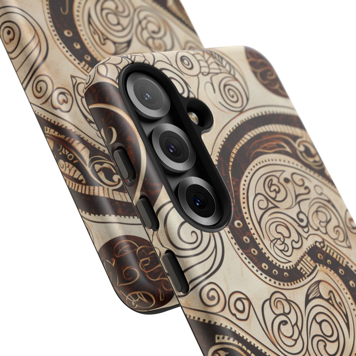 Sepia Scroll Samsung Galaxy S Tough Case