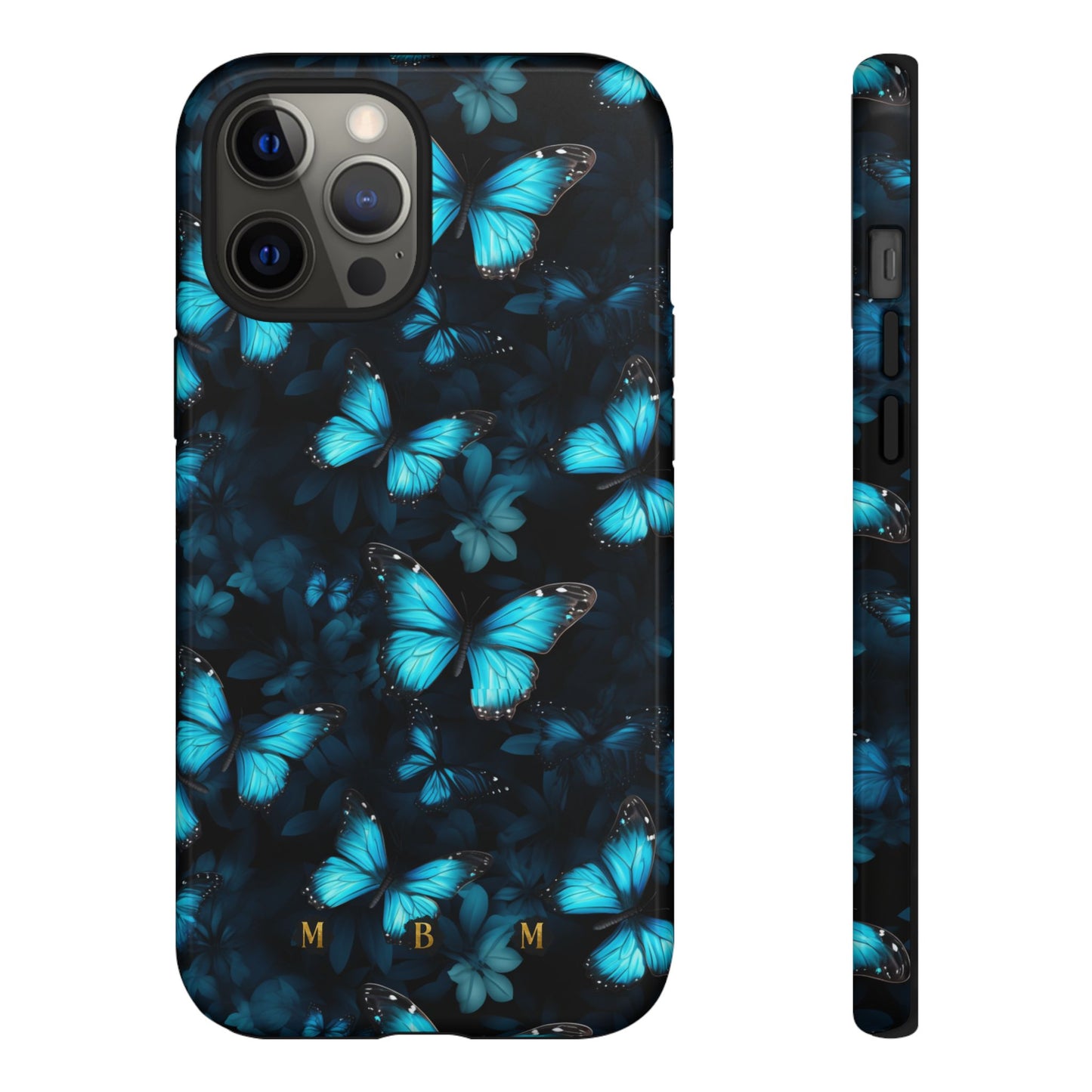 Blue Butterflies iPhone Tough Case