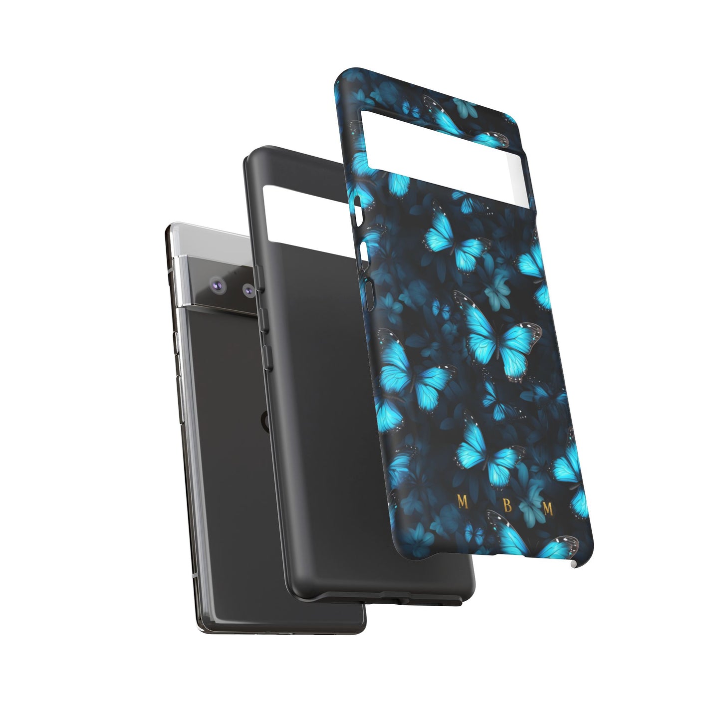 Blue Butterflies Google Pixel Tough Case
