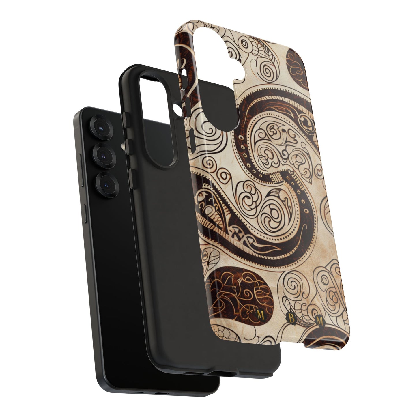 Sepia Scroll Samsung Galaxy S Tough Case