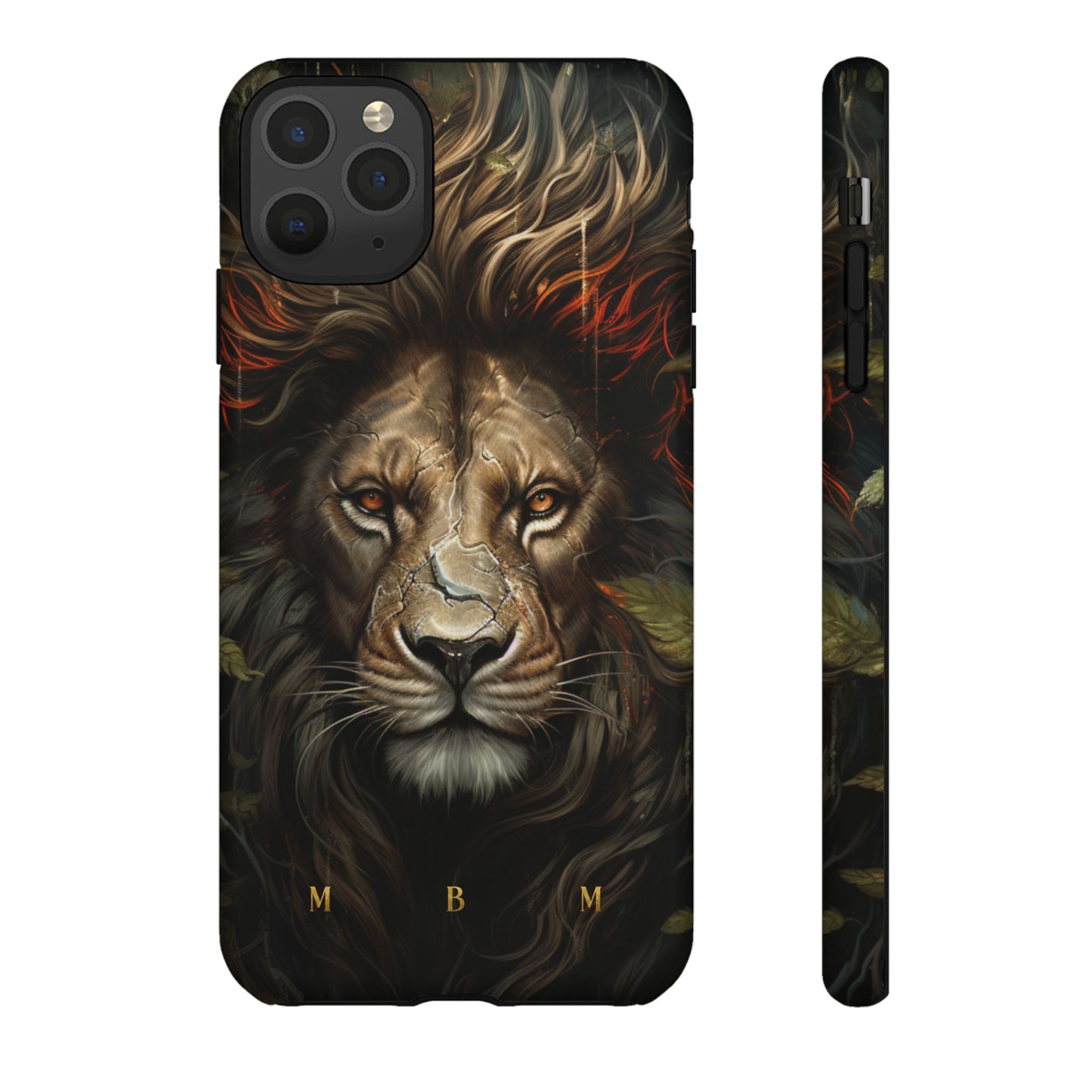 Dark Lion iPhone Tough Case