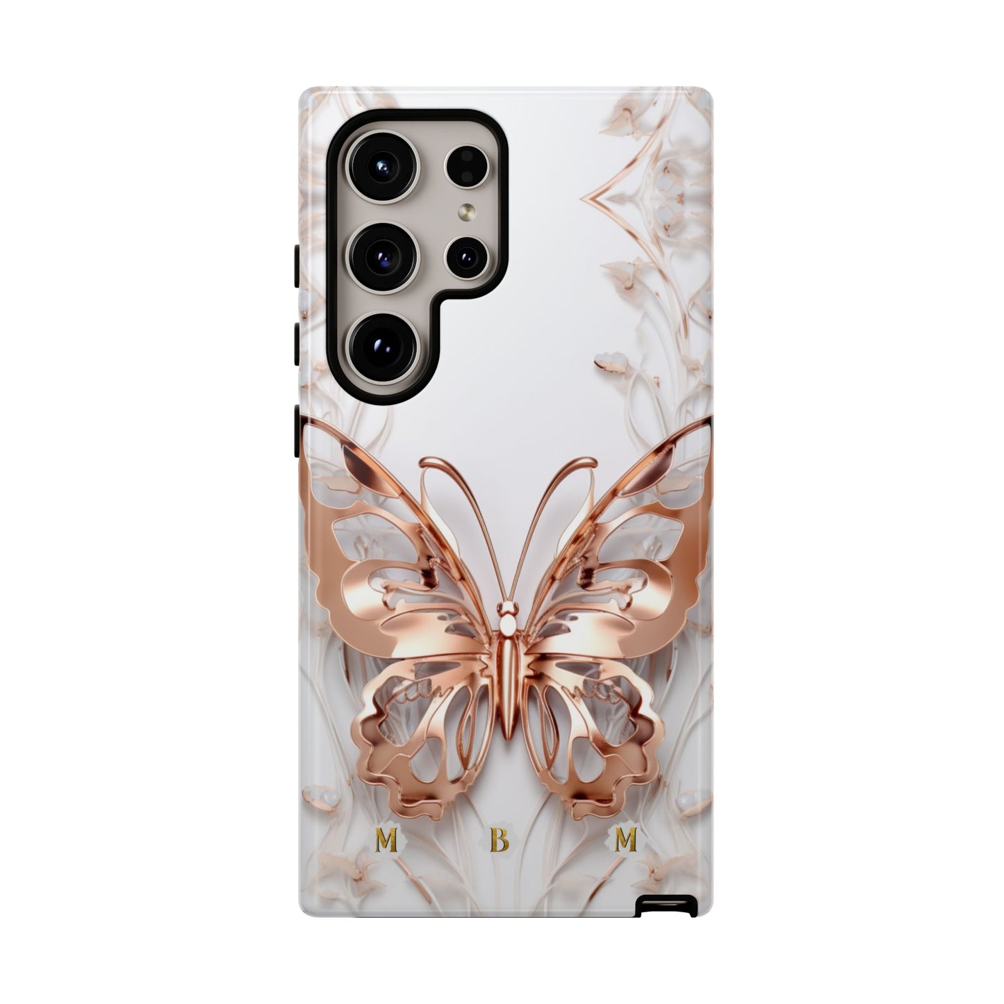 Rose Gold Butterfly Samsung Galaxy S Tough Case