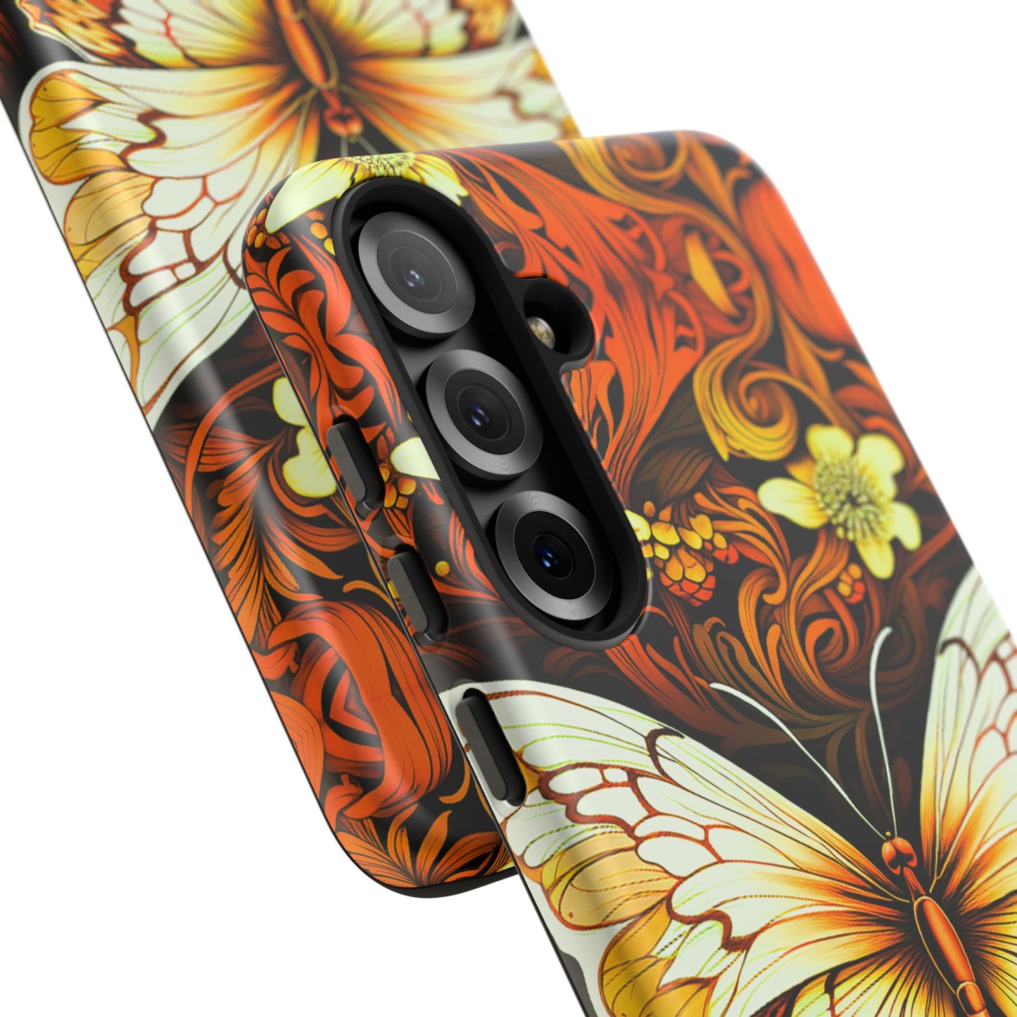 Vintage Orange Samsung Galaxy S Tough Case