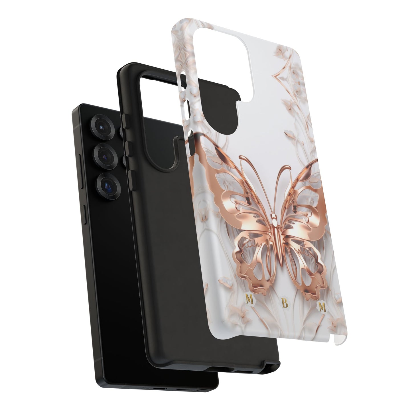 Rose Gold Butterfly Samsung Galaxy S Tough Case