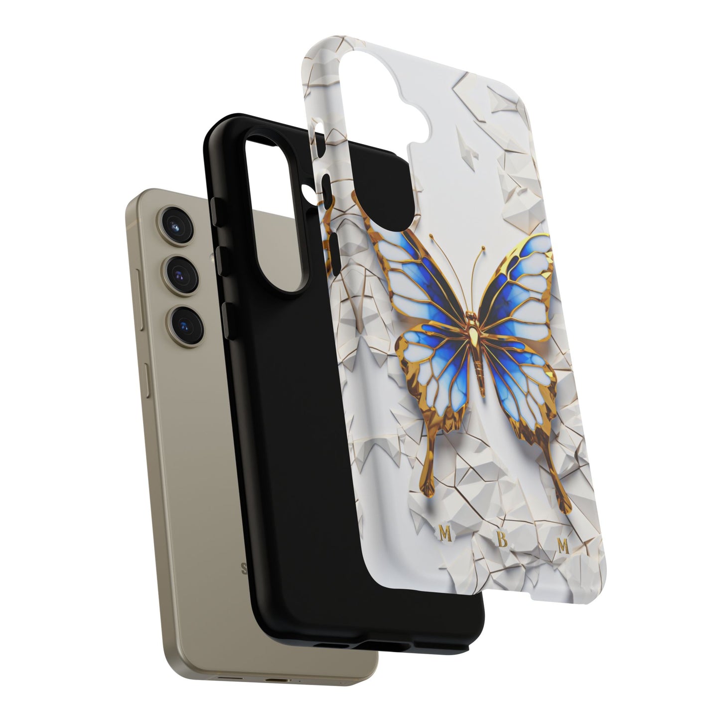 Sapphire Butterfly Samsung Galaxy S Tough Case