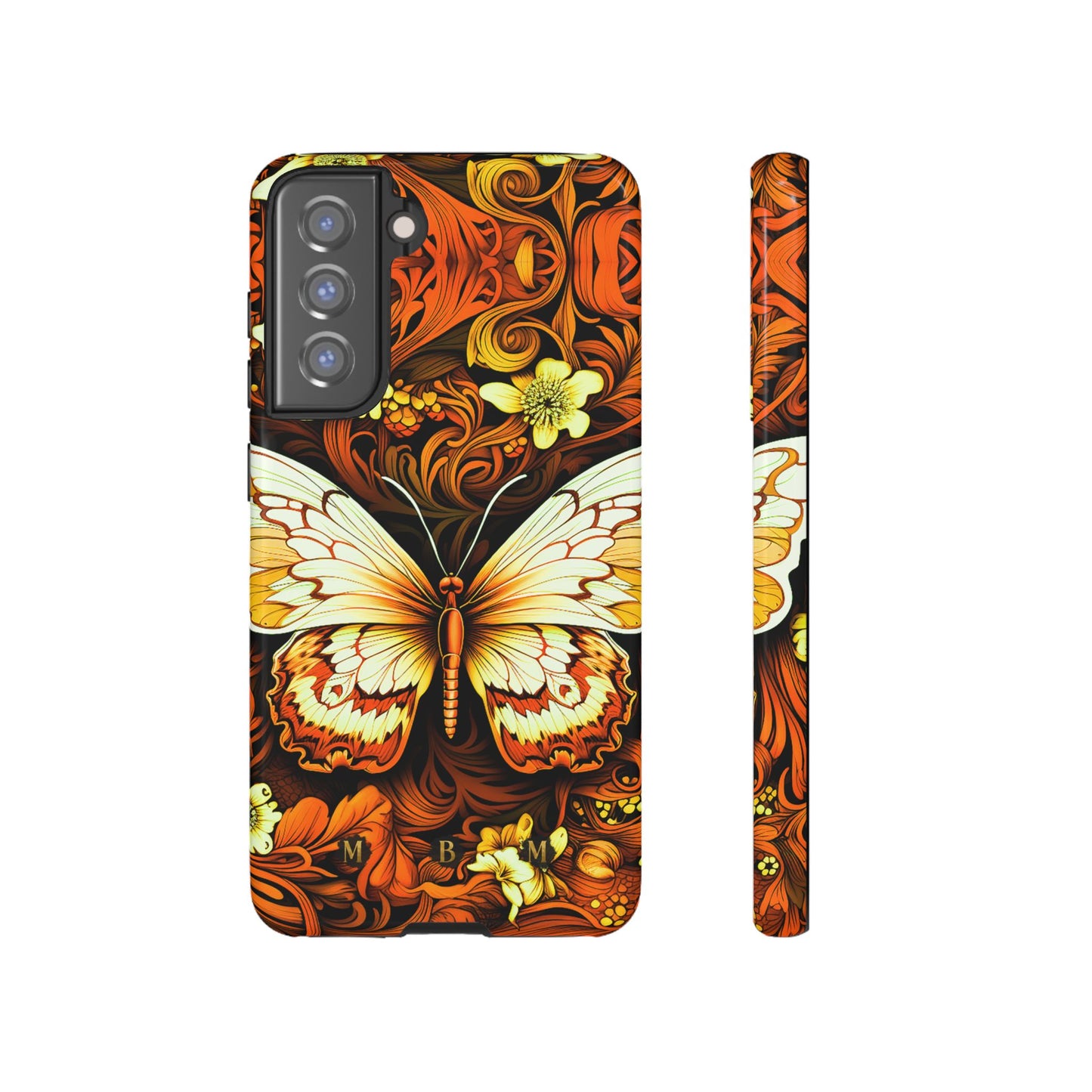 Vintage Orange Samsung Galaxy S Tough Case