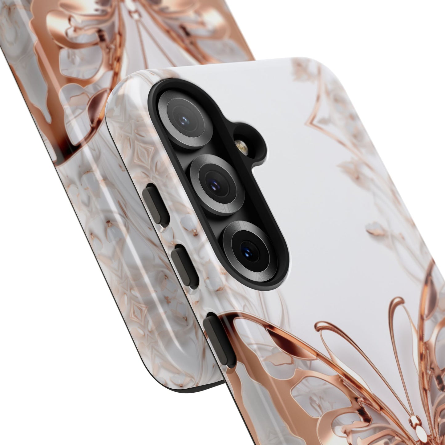 Rose Gold Butterfly Samsung Galaxy S Tough Case