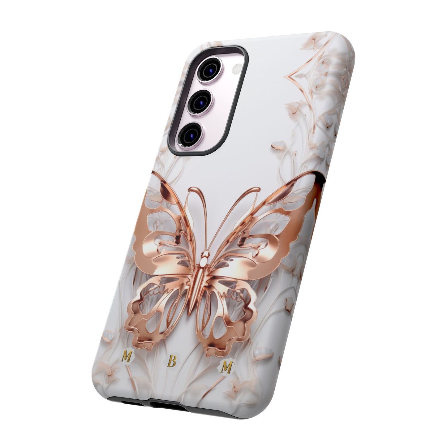 Rose Gold Butterfly Samsung Galaxy S Tough Case