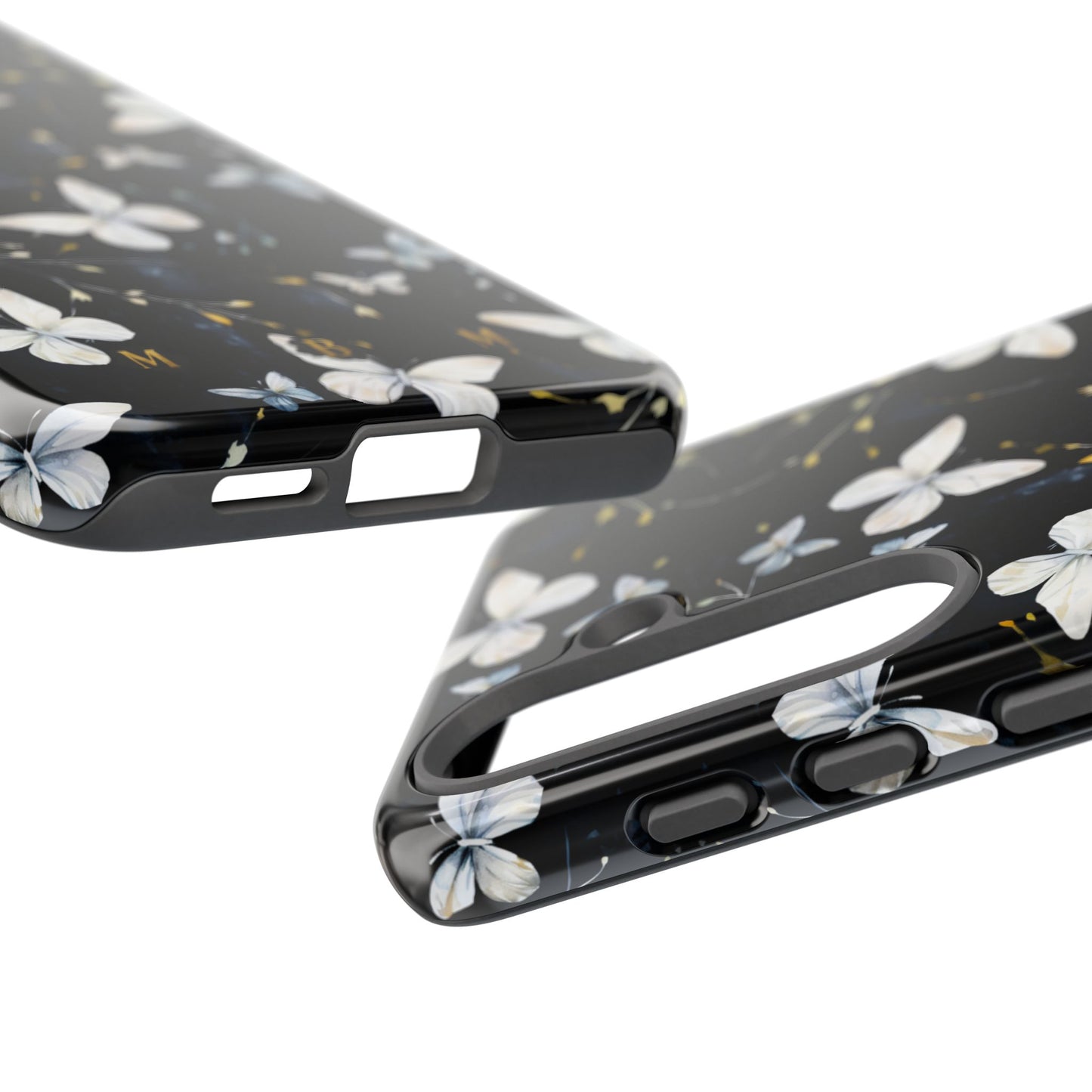 White Butterflies Samsung Galaxy S Tough Case