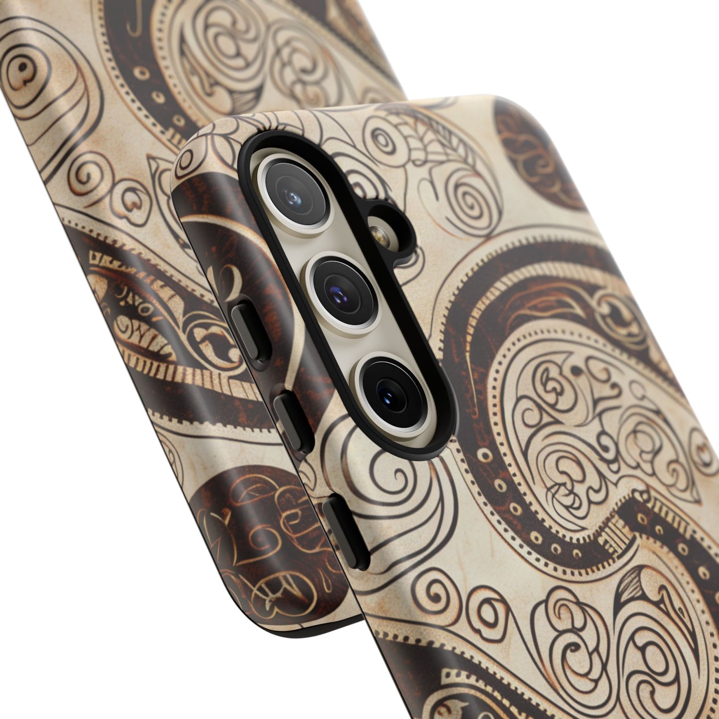 Sepia Scroll Samsung Galaxy S Tough Case