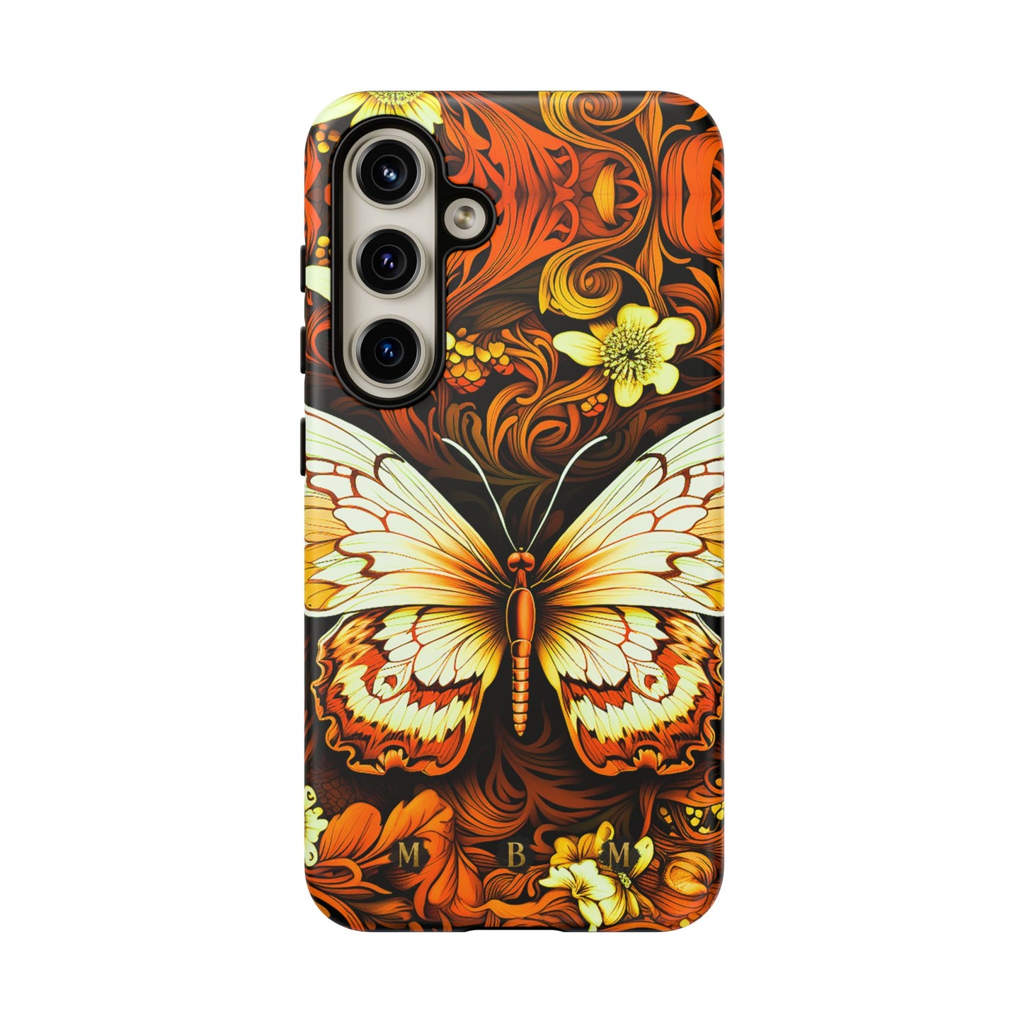 Vintage Orange Samsung Galaxy S Tough Case