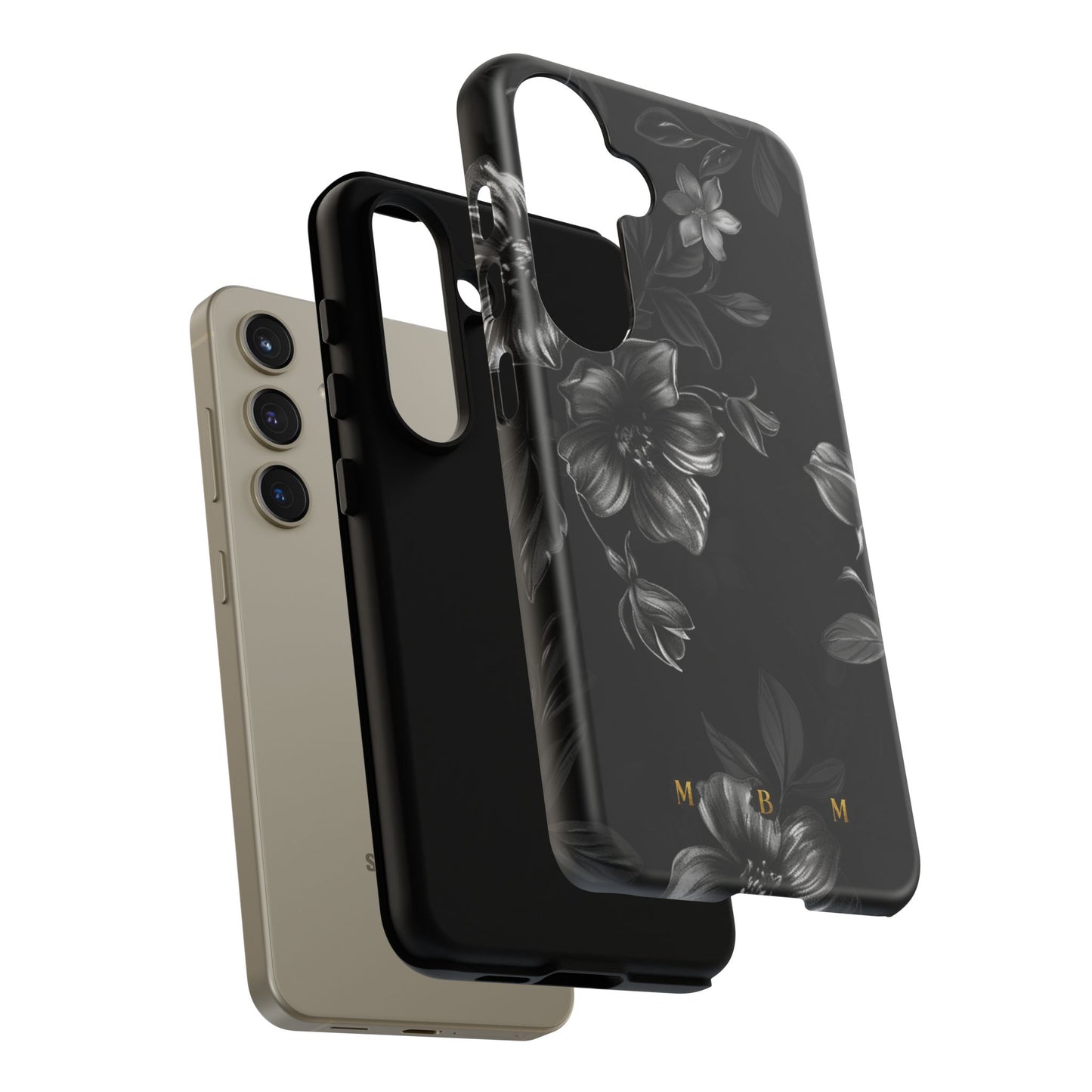 Midnight Flora Samsung Galaxy S Tough Case