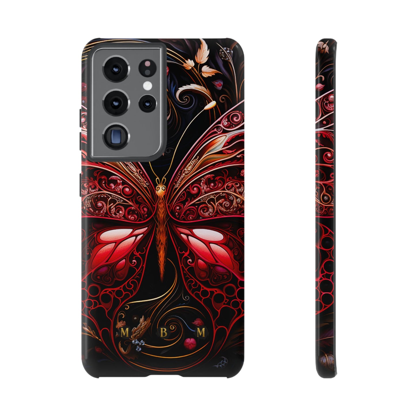 Red Butterfly Samsung Galaxy S Tough Case