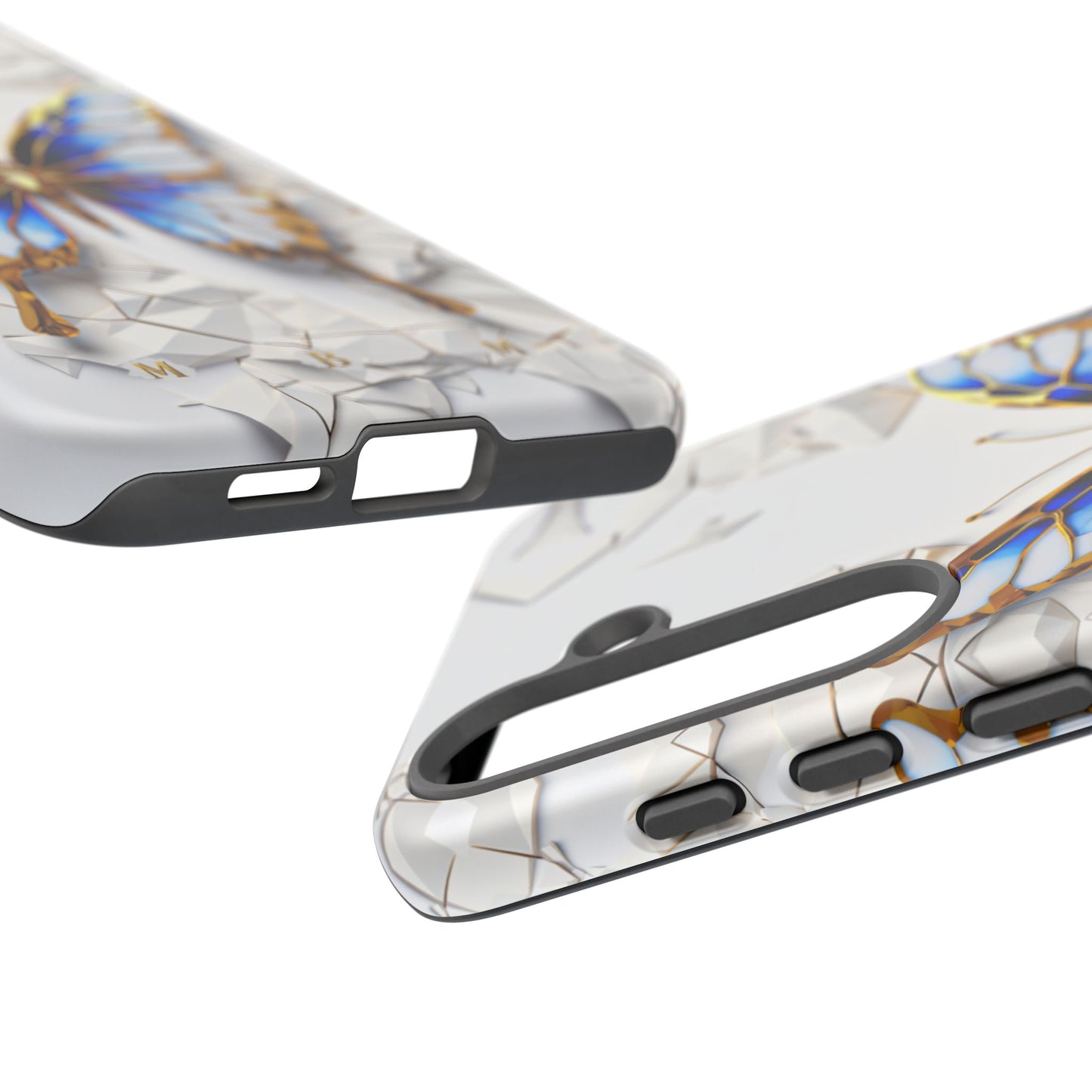 Sapphire Butterfly Samsung Galaxy S Tough Case