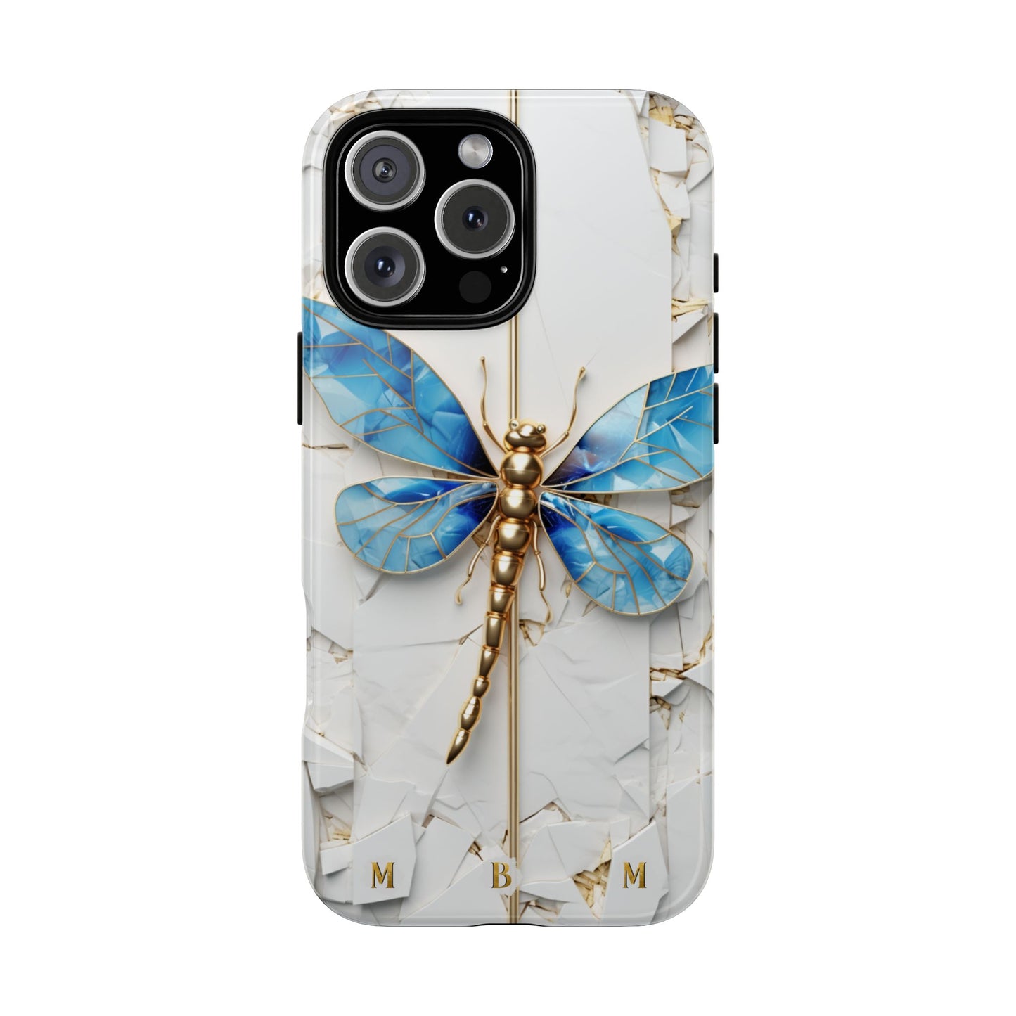 Dragonfly Blue iPhone Tough Case