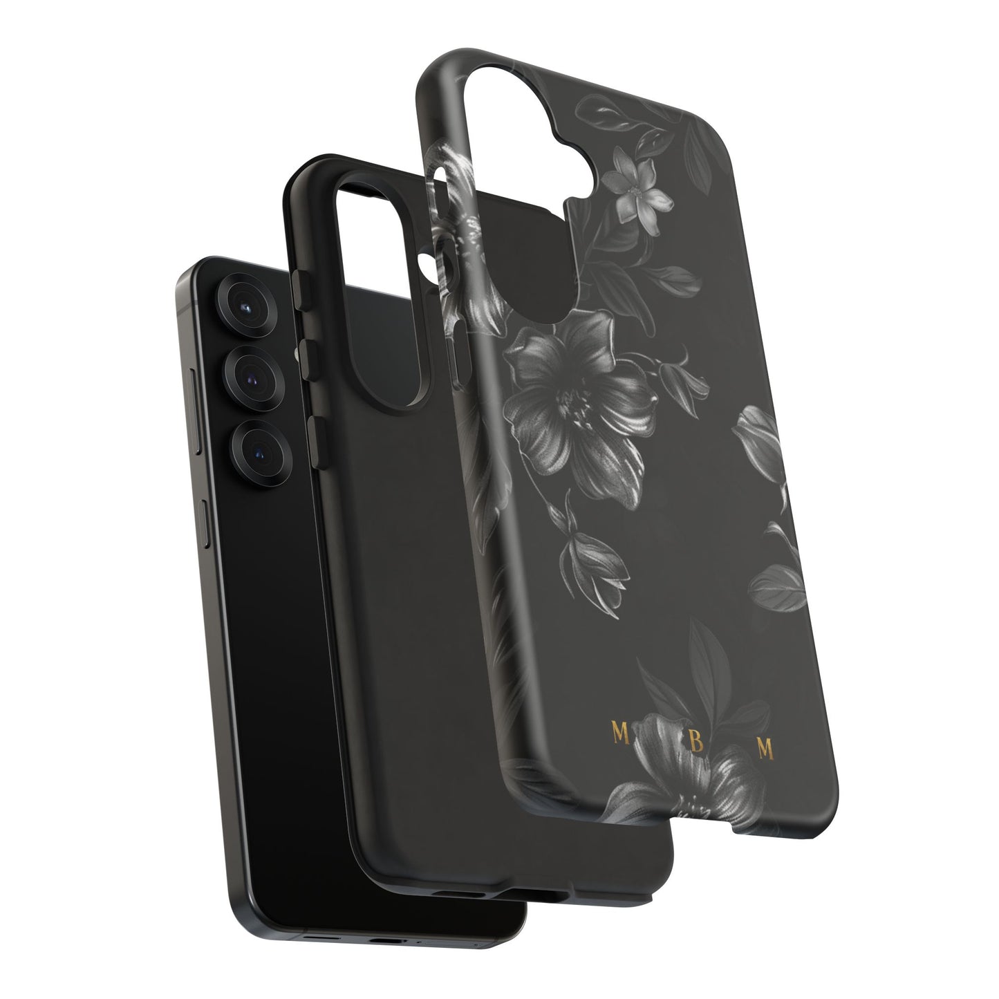 Midnight Flora Samsung Galaxy S Tough Case