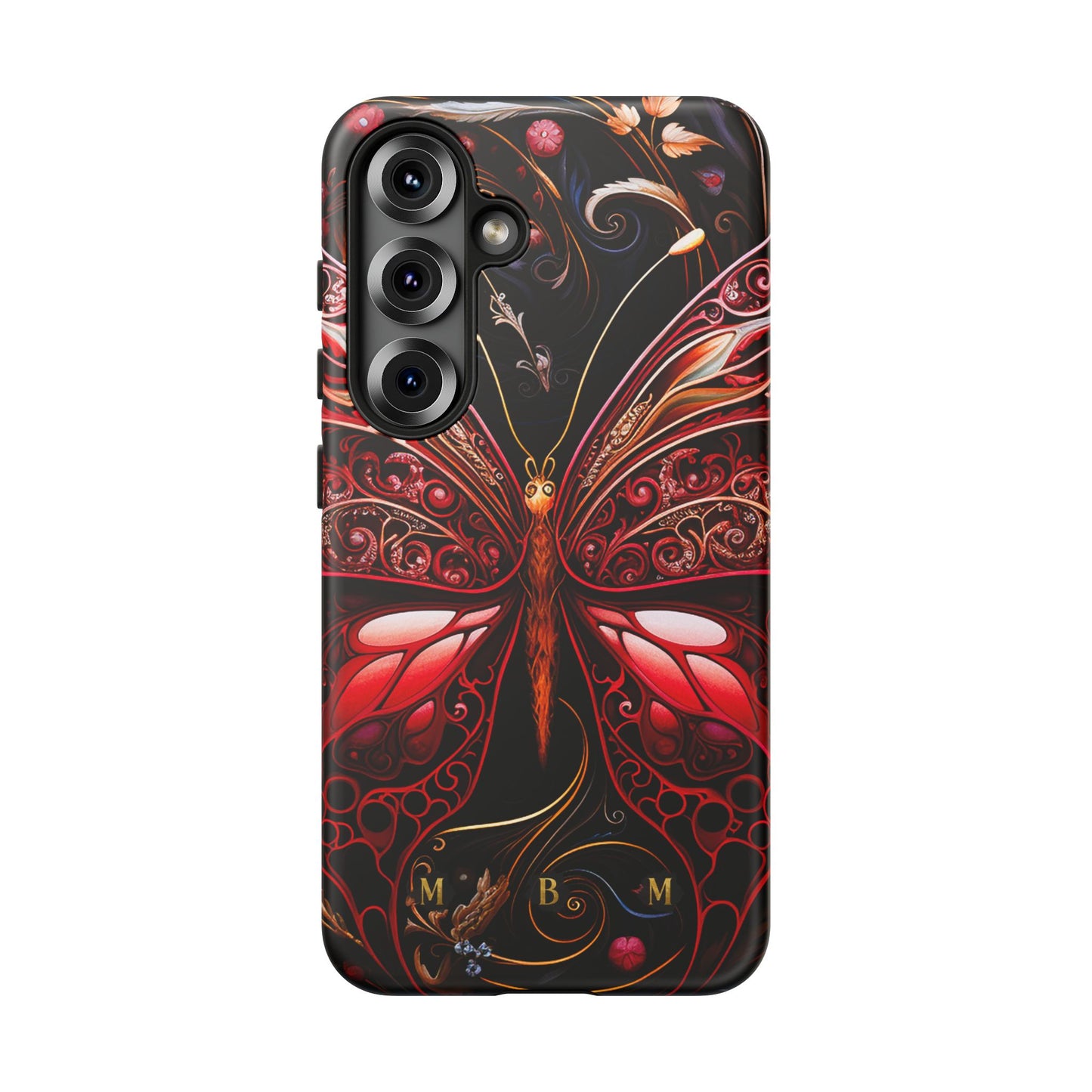 Red Butterfly Samsung Galaxy S Tough Case