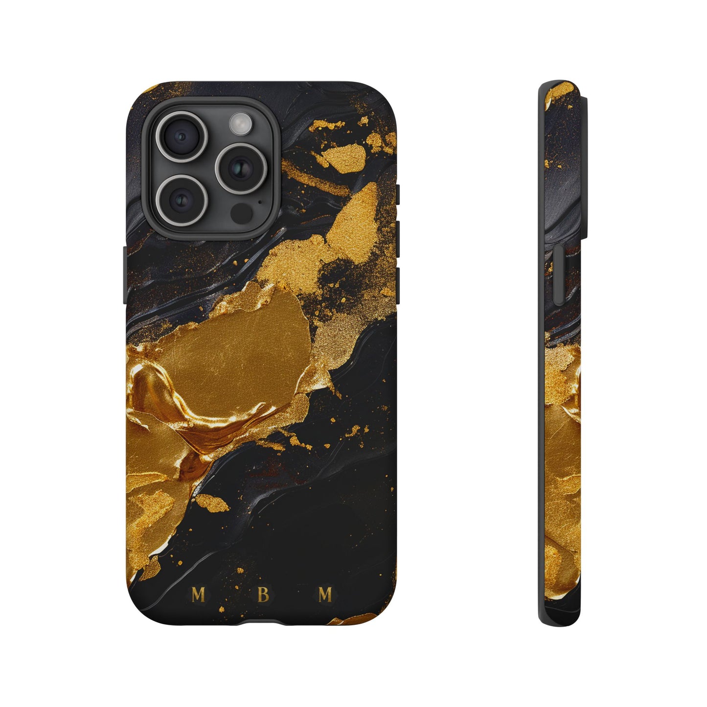Black Gold iPhone Tough Case
