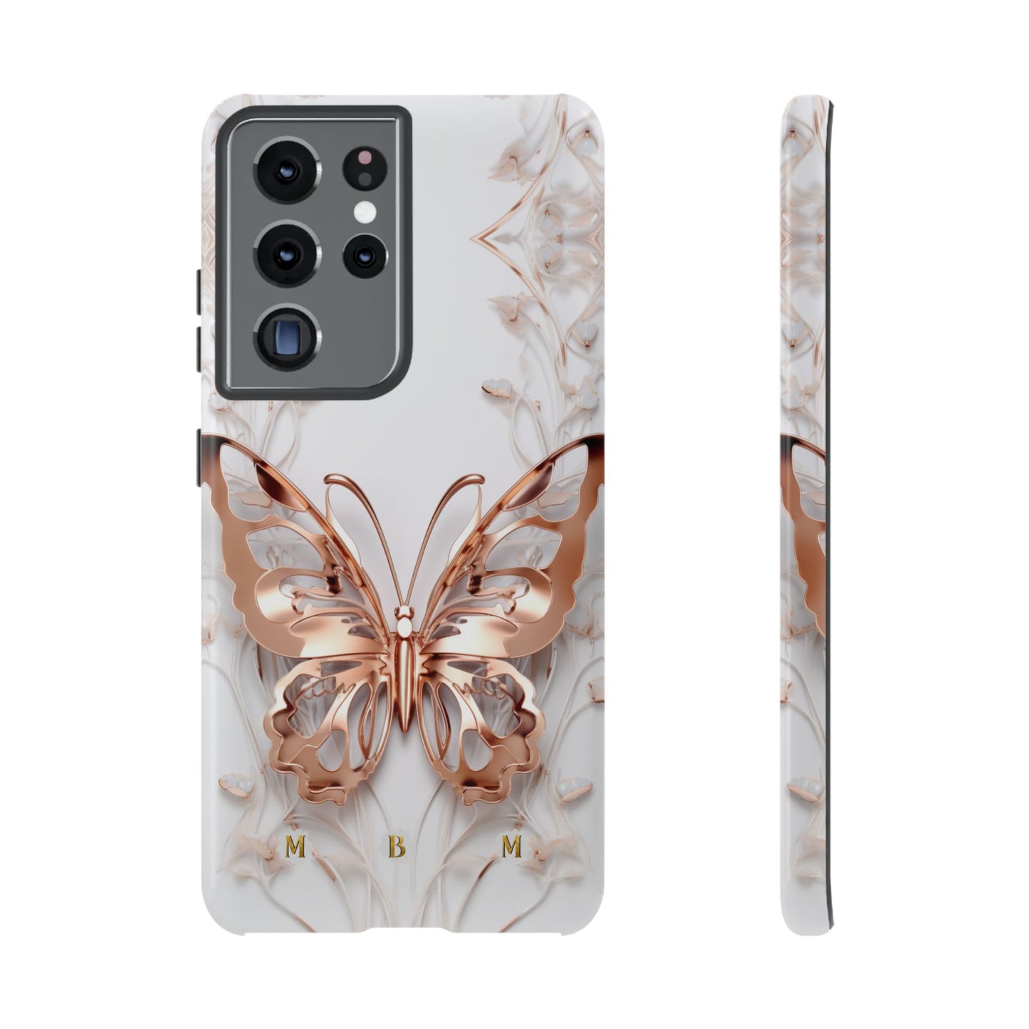 Rose Gold Butterfly Samsung Galaxy S Tough Case