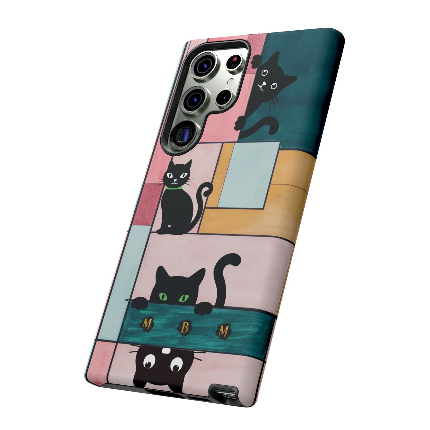 Block Cats Samsung Galaxy S Tough Case