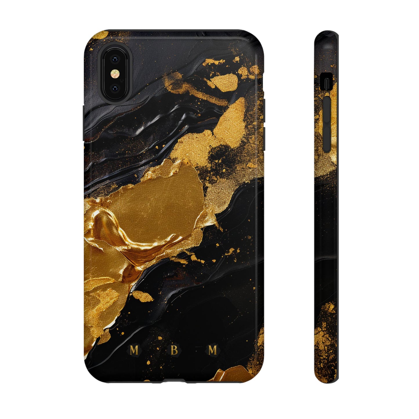 Black Gold iPhone Tough Case