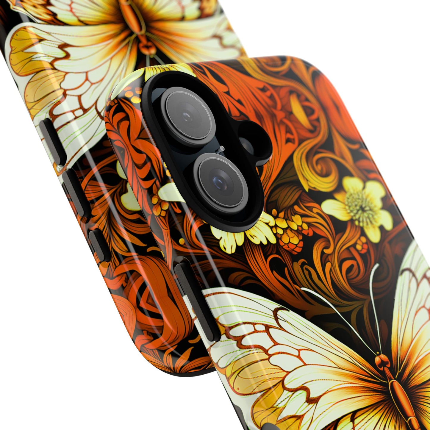 Vintage Orange iPhone Tough Case