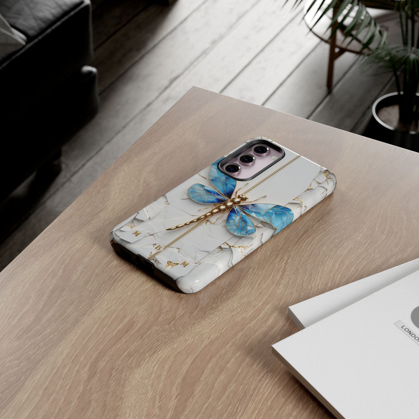 Dragonfly Blue Samsung Galaxy S Tough Case