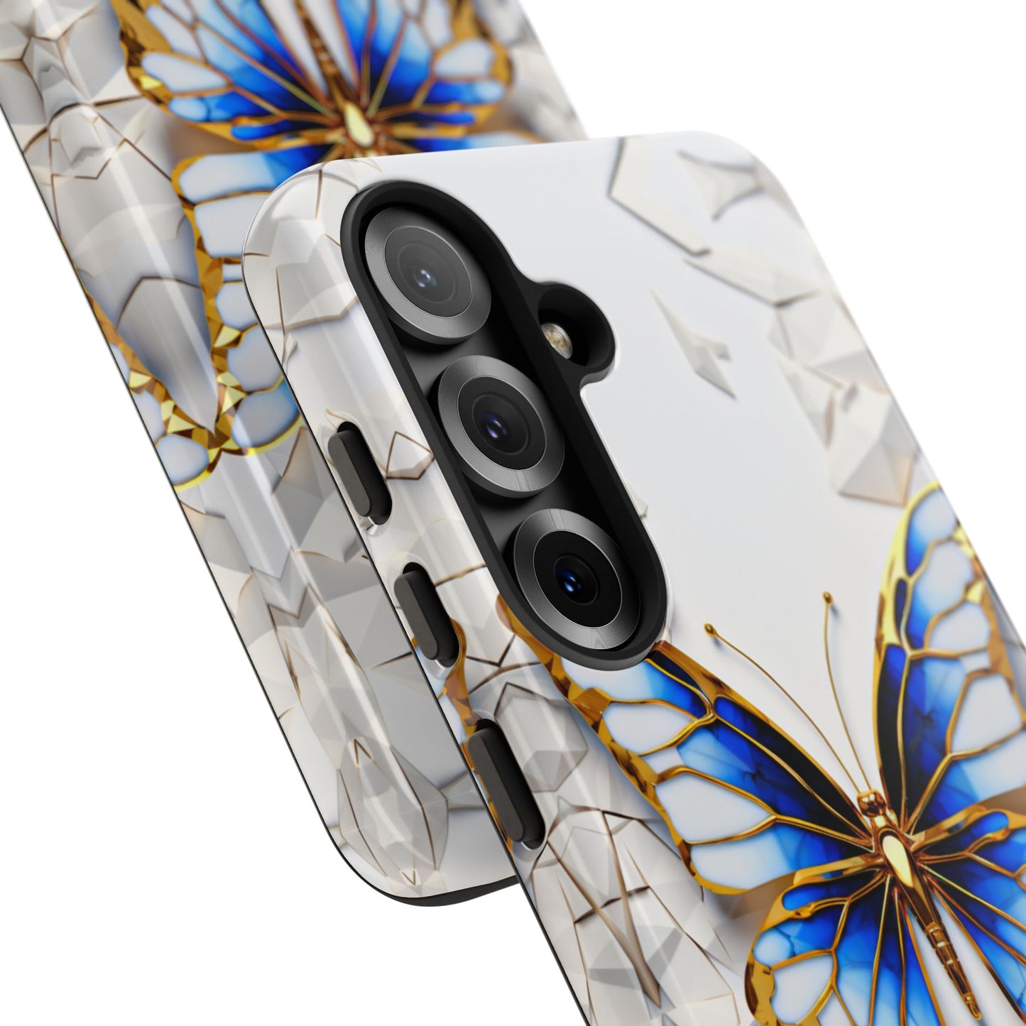 Sapphire Butterfly Samsung Galaxy S Tough Case
