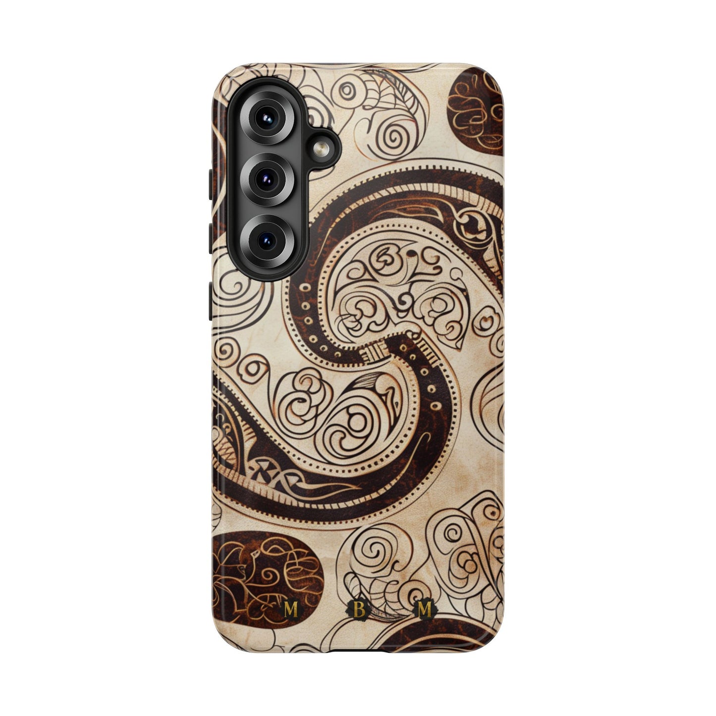 Sepia Scroll Samsung Galaxy S Tough Case
