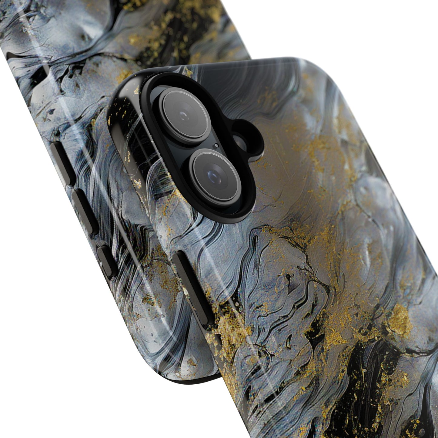 Tarnished Silver iPhone Tough Case