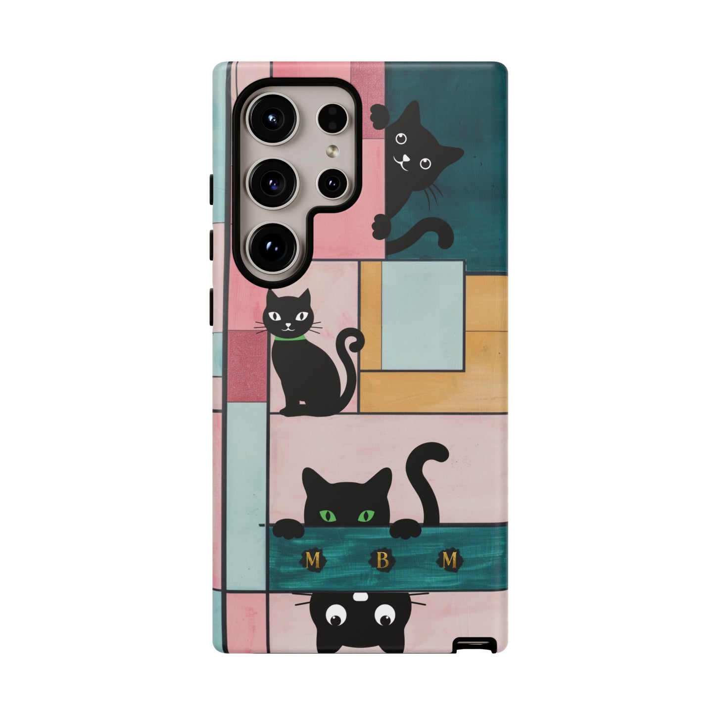 Block Cats Samsung Galaxy S Tough Case