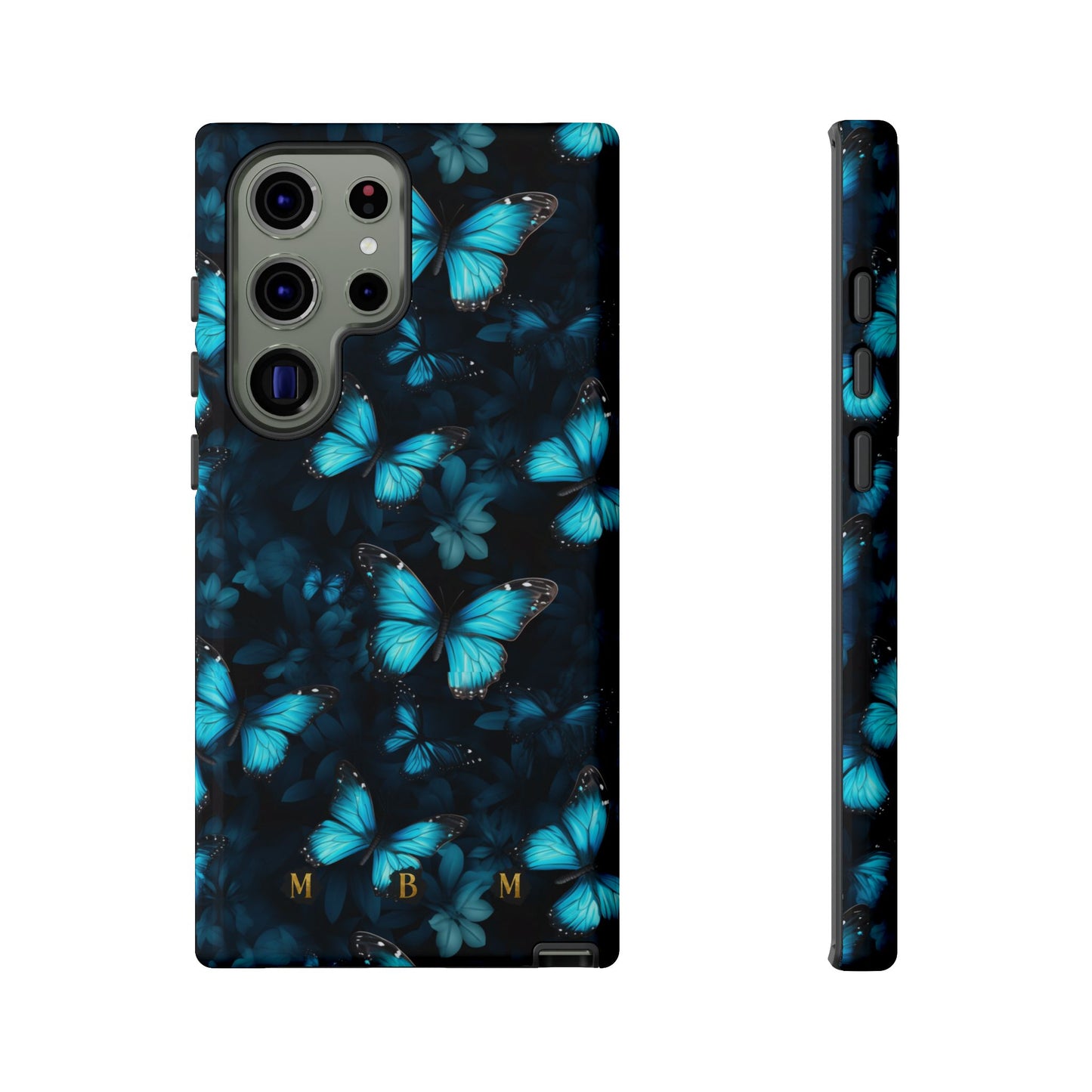 Blue Butterflies Samsung Galaxy S Tough Case