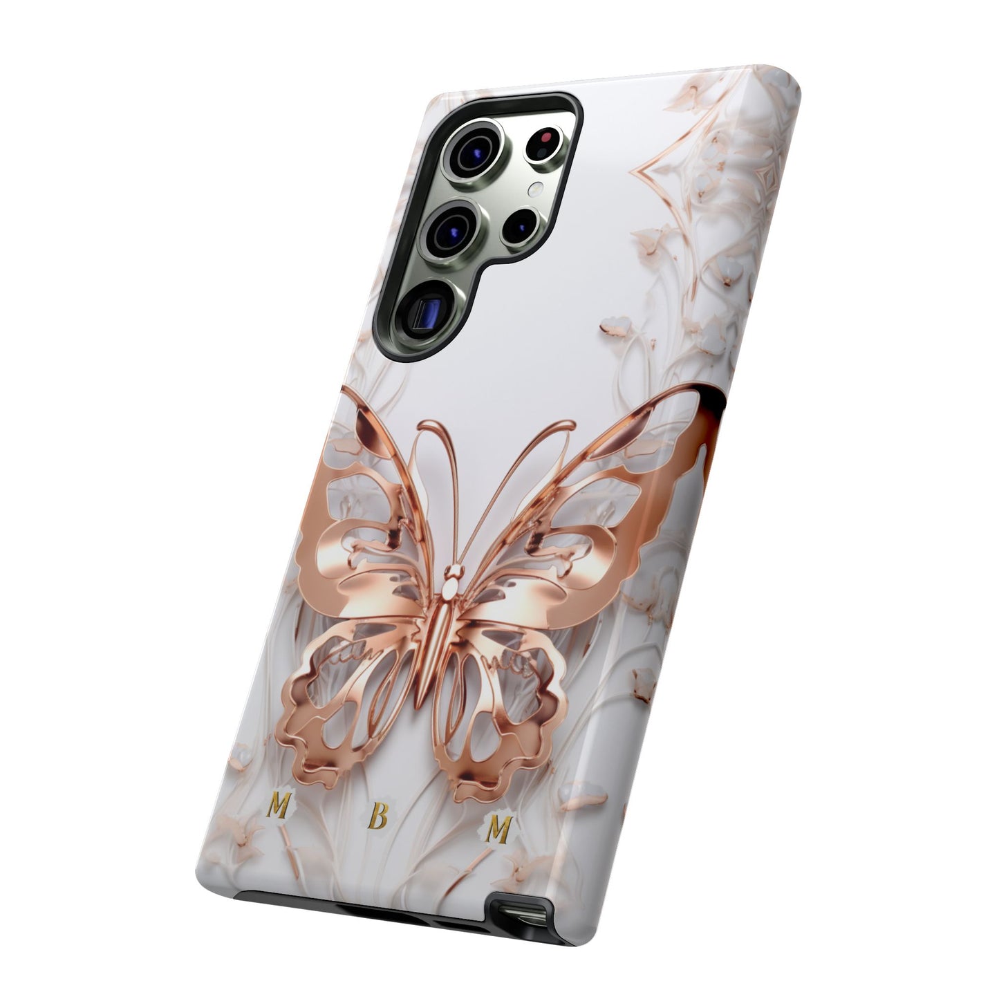 Rose Gold Butterfly Samsung Galaxy S Tough Case