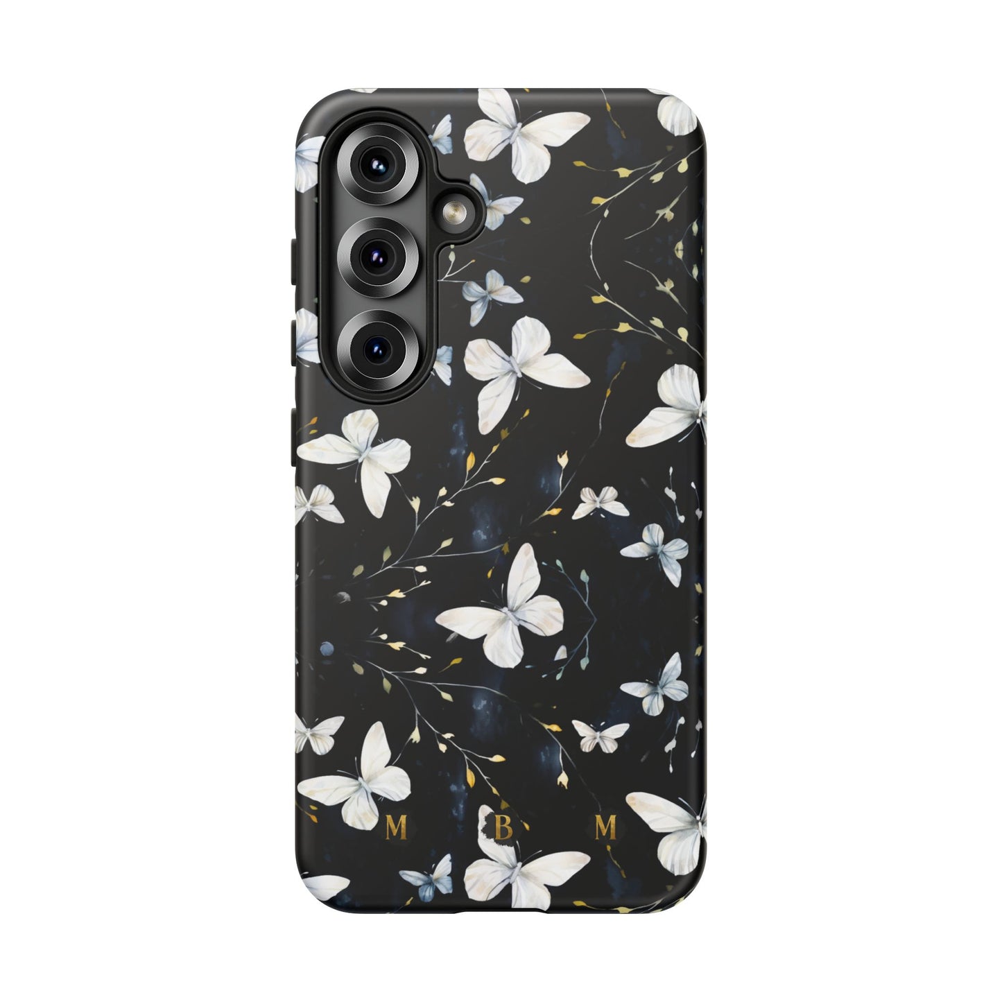 White Butterflies Samsung Galaxy S Tough Case