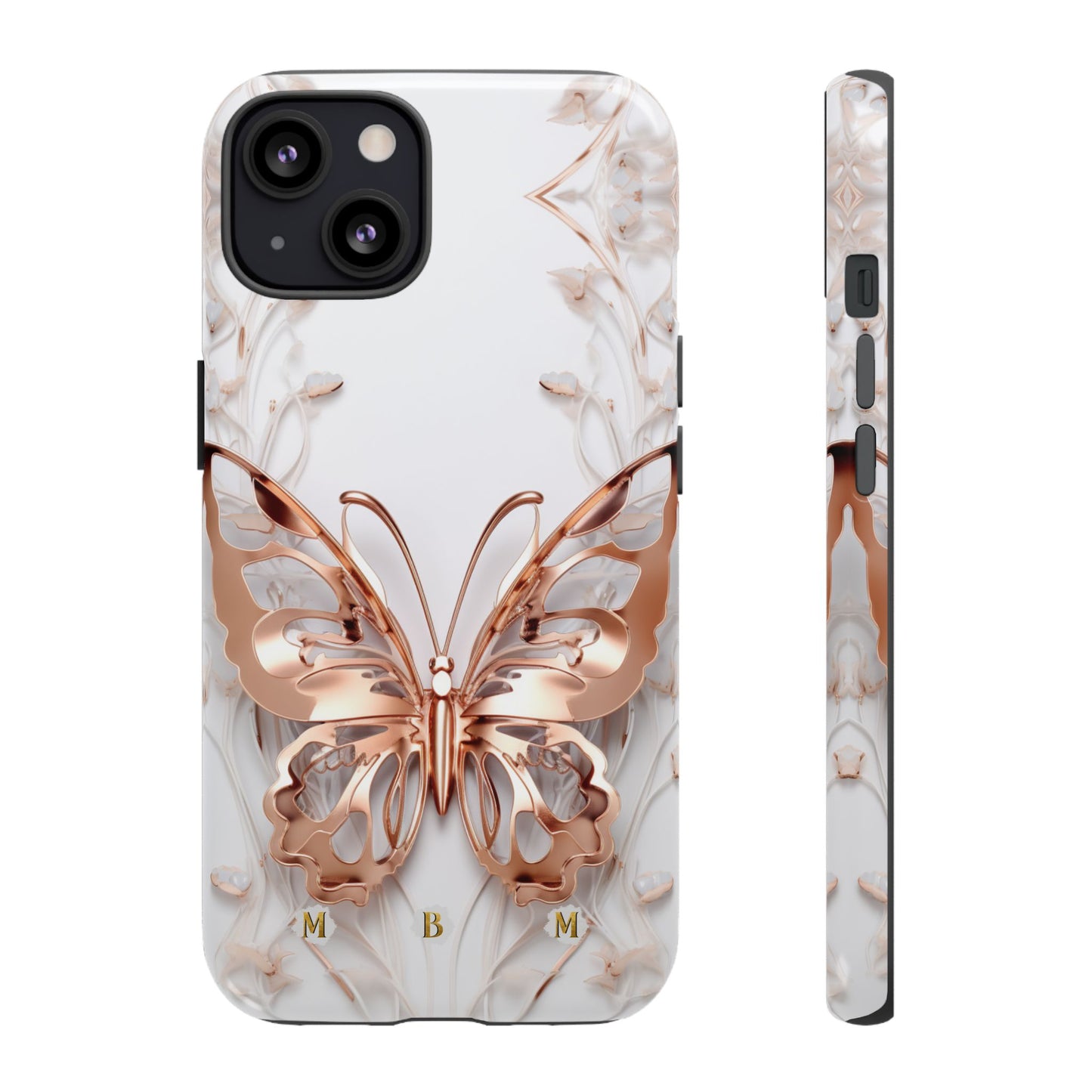 Rose Gold Butterfly iPhone Case
