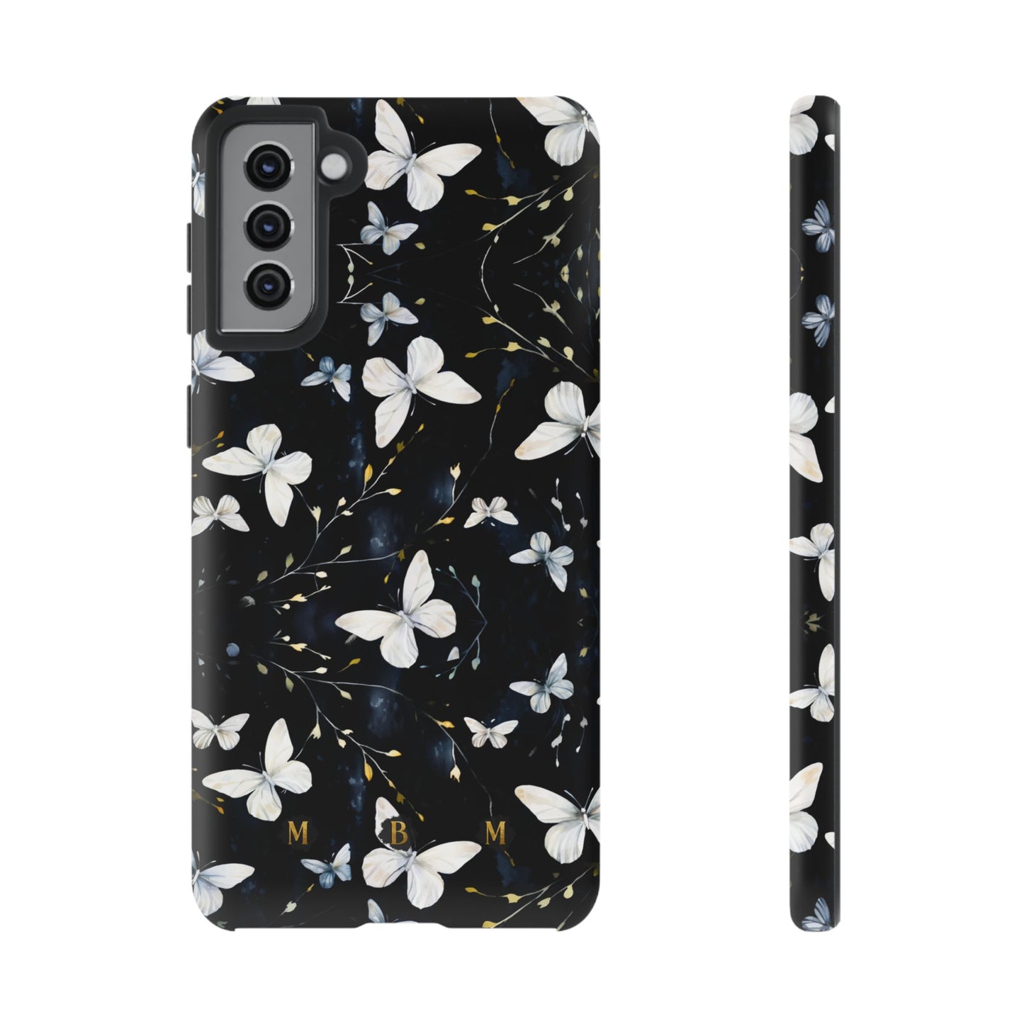 White Butterflies Samsung Galaxy S Tough Case