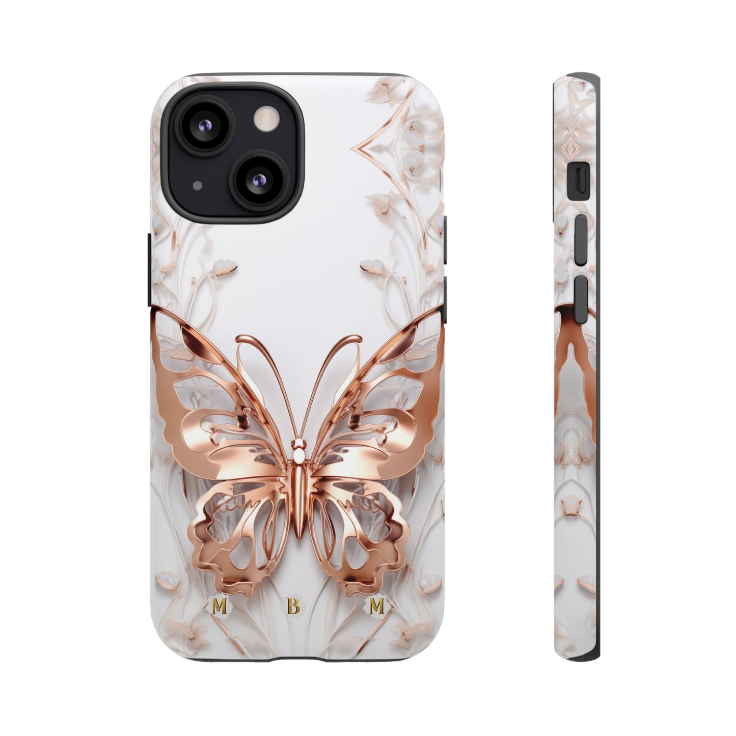 Rose Gold Butterfly iPhone Case