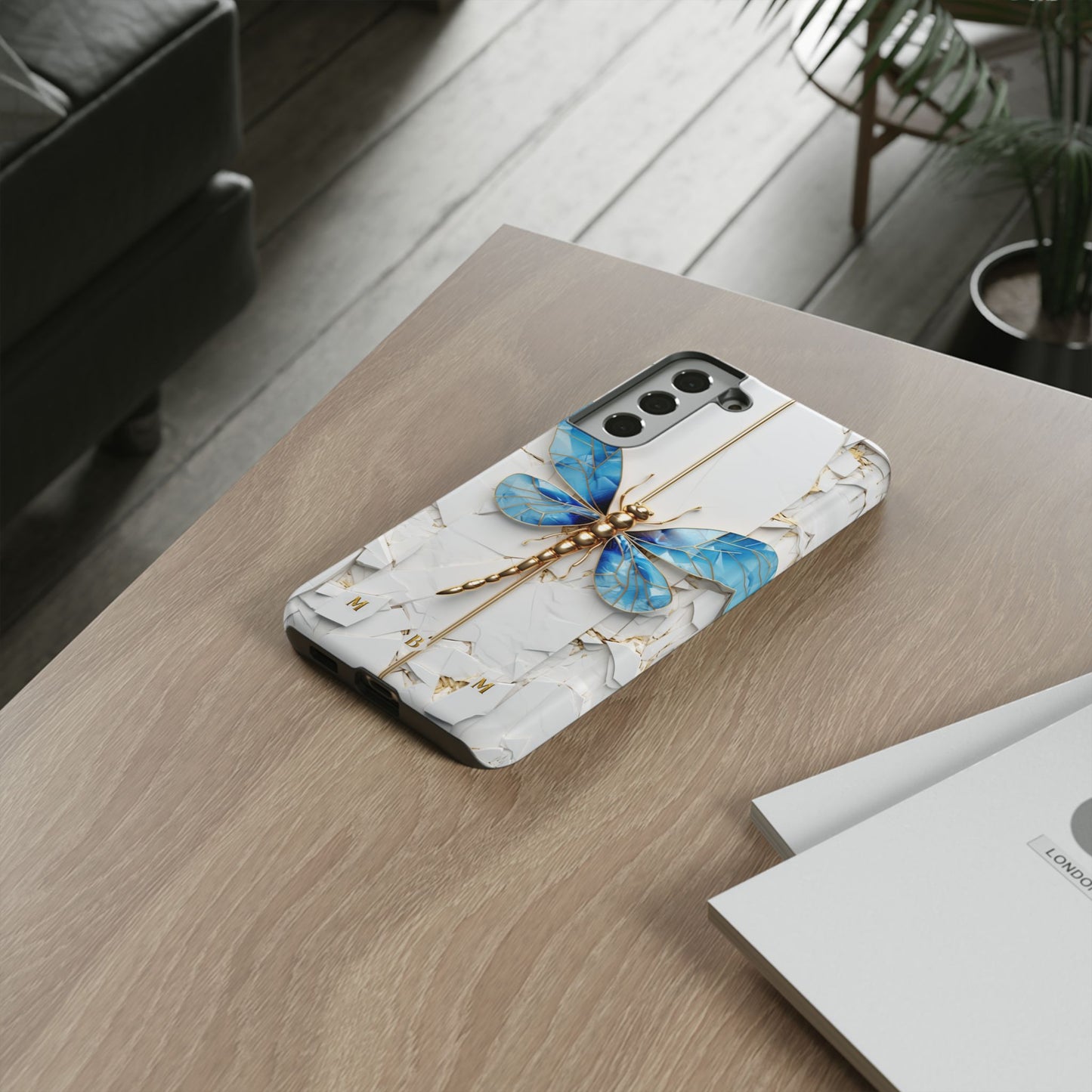 Dragonfly Blue Samsung Galaxy S Tough Case