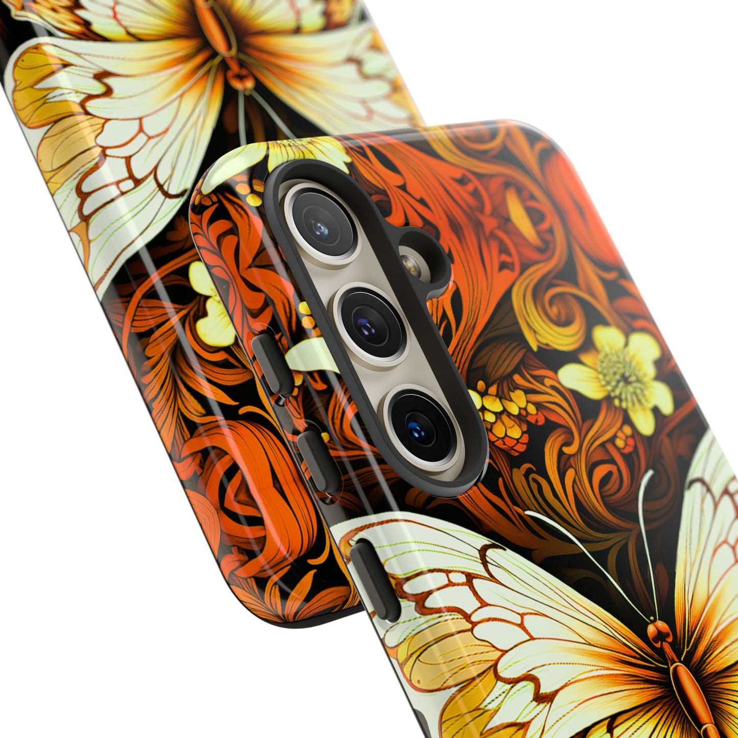 Vintage Orange Samsung Galaxy S Tough Case