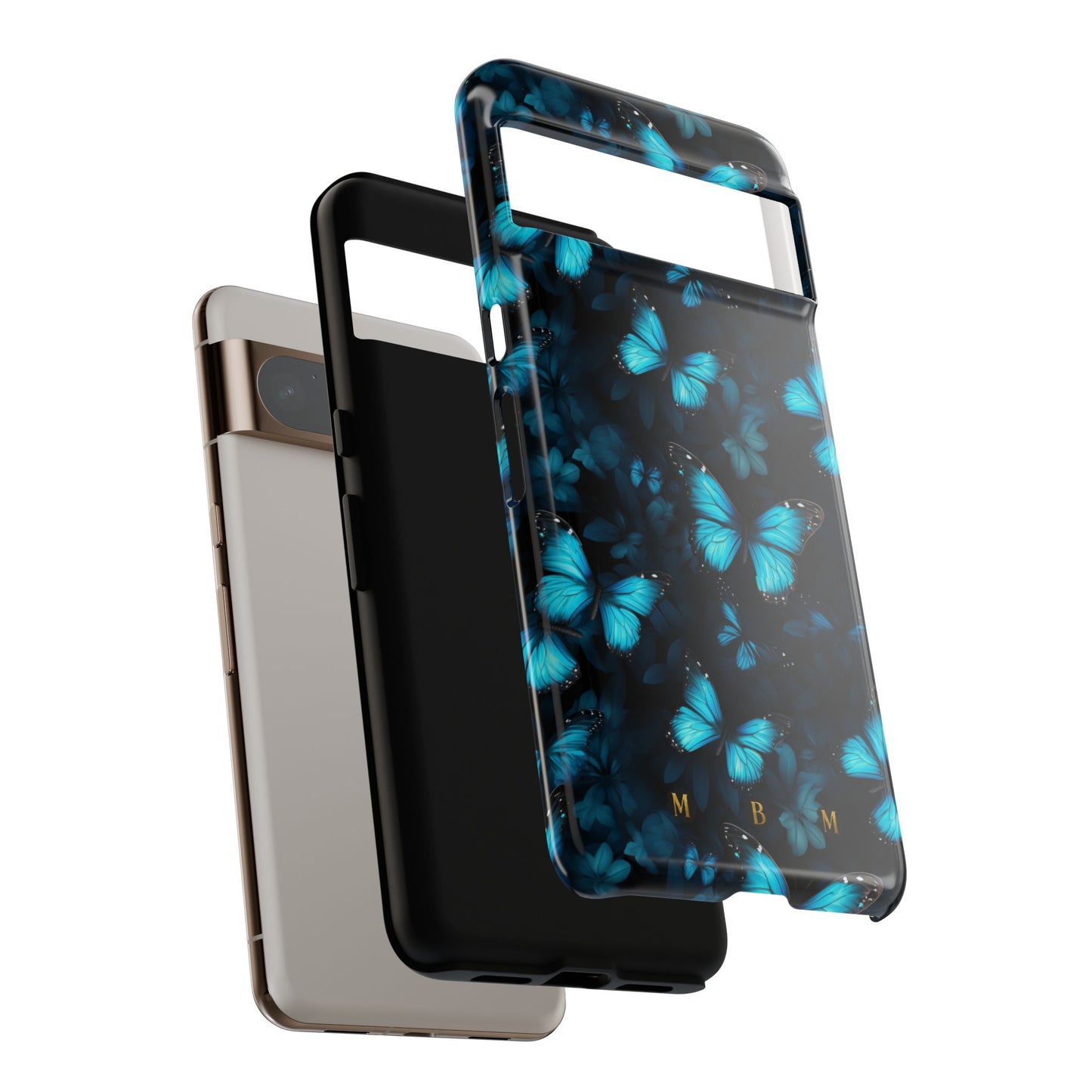 Blue Butterflies Google Pixel Tough Case
