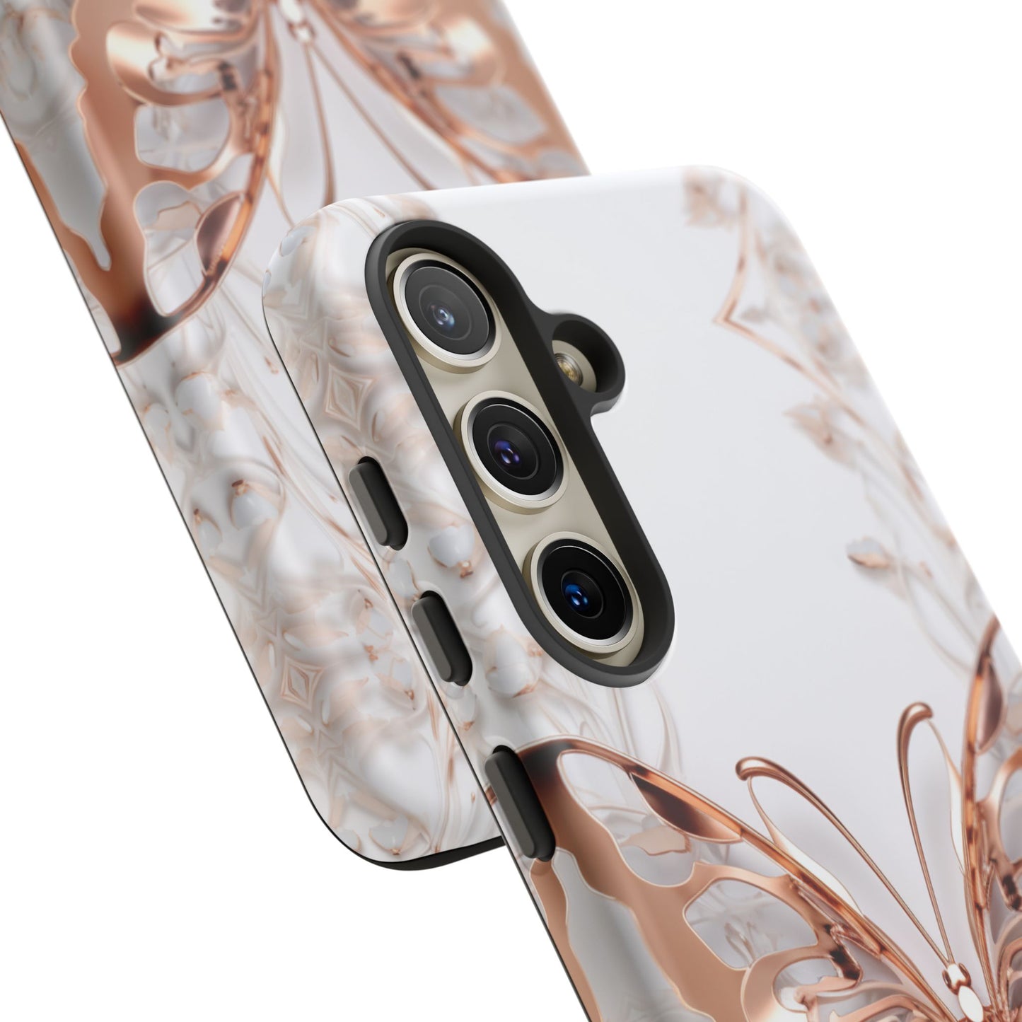 Rose Gold Butterfly Samsung Galaxy S Tough Case